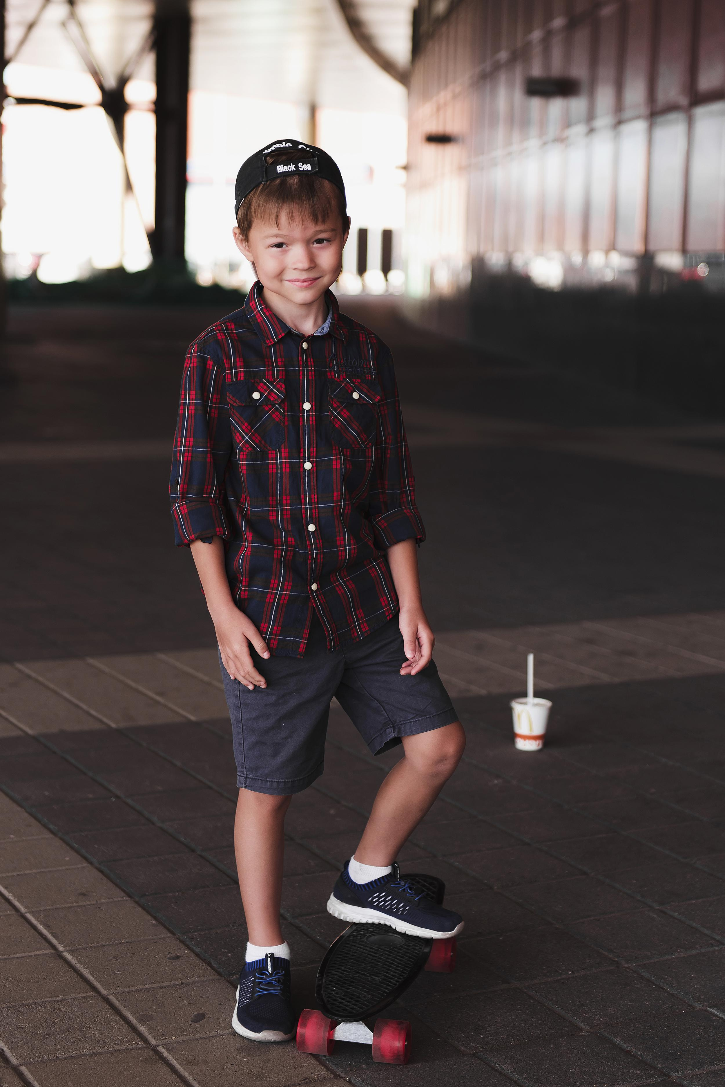 Лето, скейт. Фотоссессия Стёпа. Свадебный и семейный фотограф в Воронеже Алёна Пшеничная