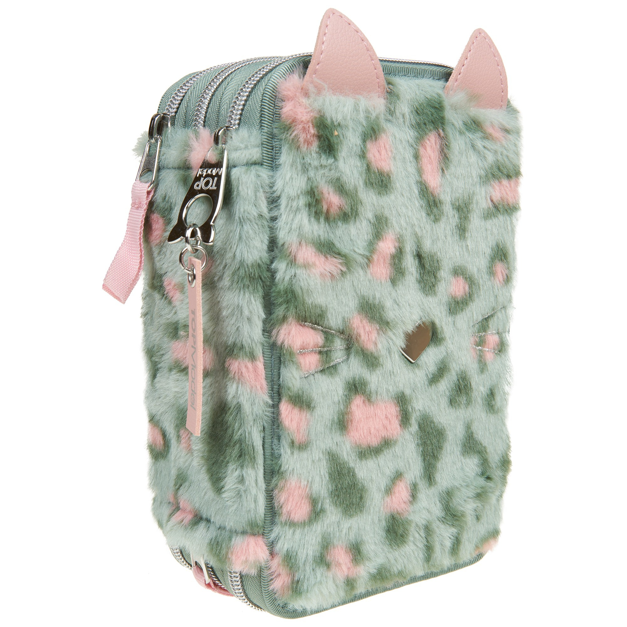 Пенал зеленый вид под 45