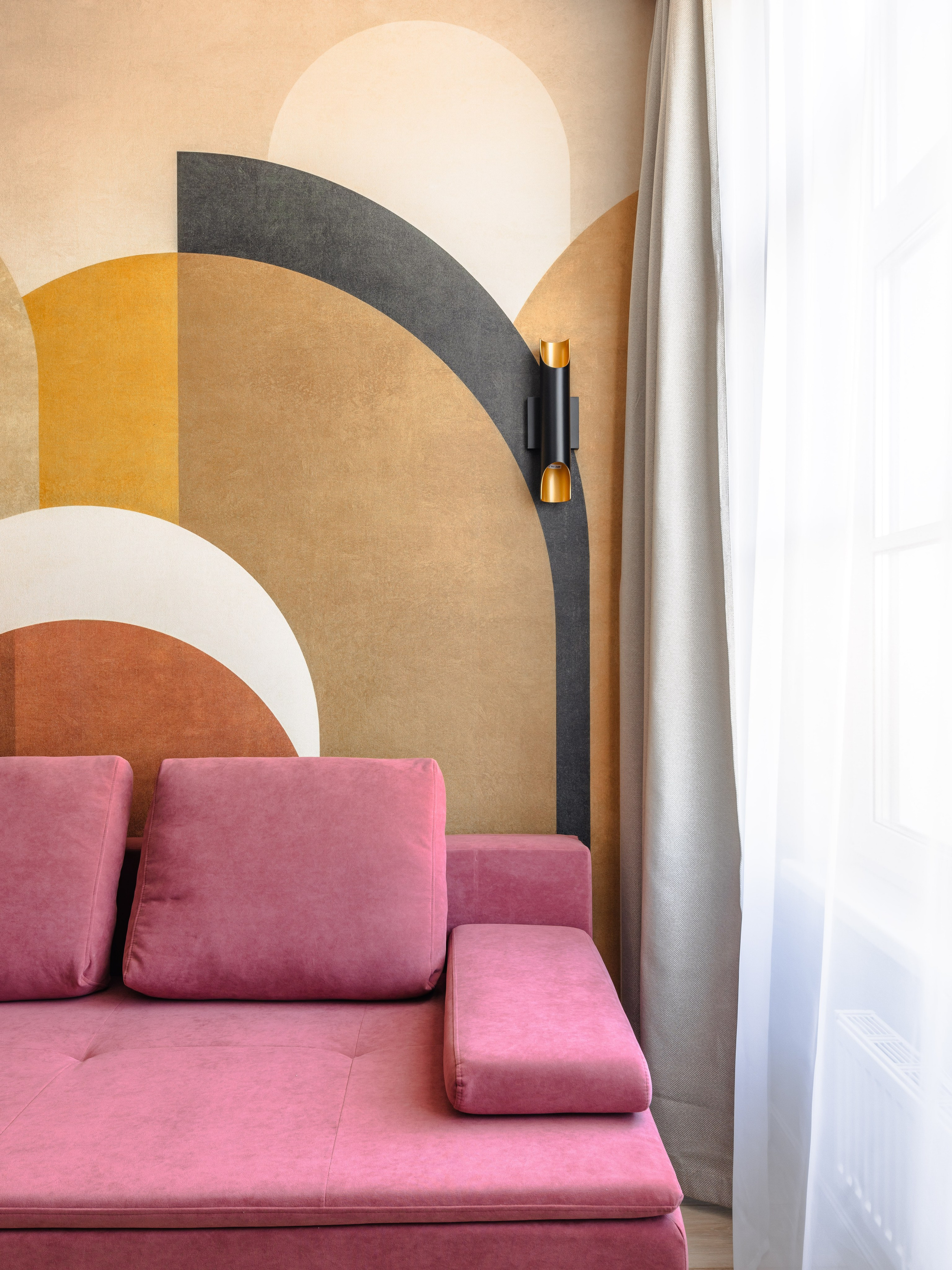 Интерьер однокомнатной квартиры 50 м² в Петербурге — авторский проект ksudsgn, сочетание уюта и функциональности