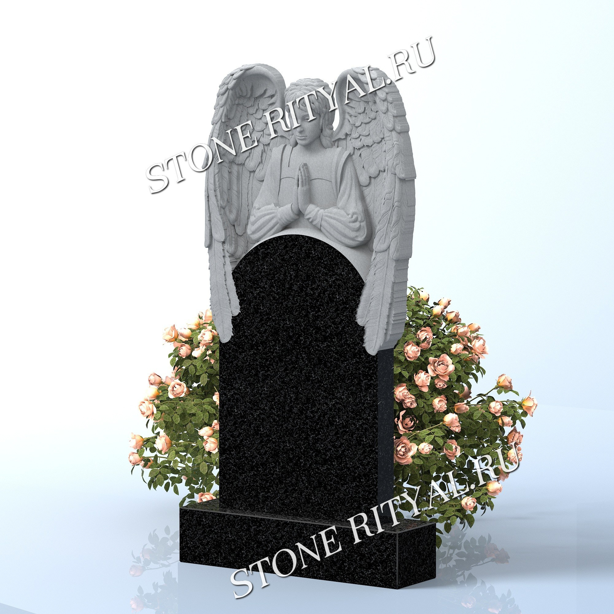 Вертикальные памятники фигурные. Изготовление и установка памятников в Москве и МО