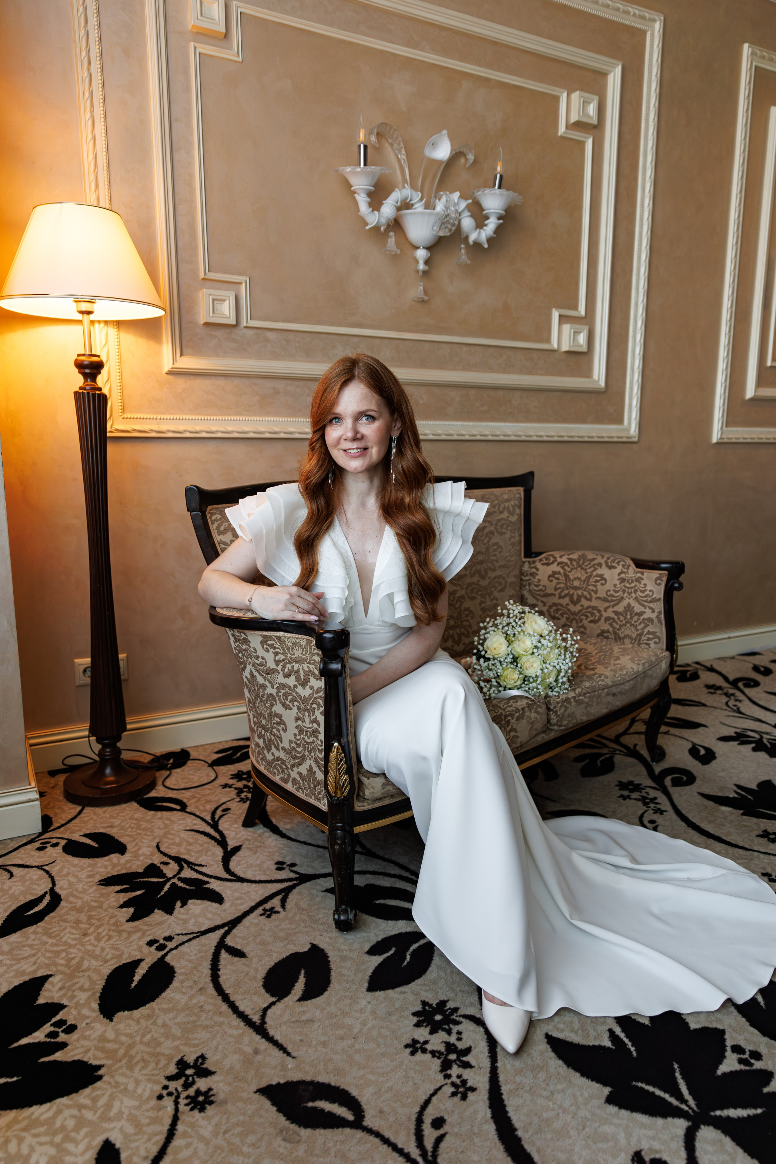 Свадебная фотосессия и сборы в отеле Милан (м. Домодедовская). Свадебный фотограф Москва и МО Сергей Киржаев