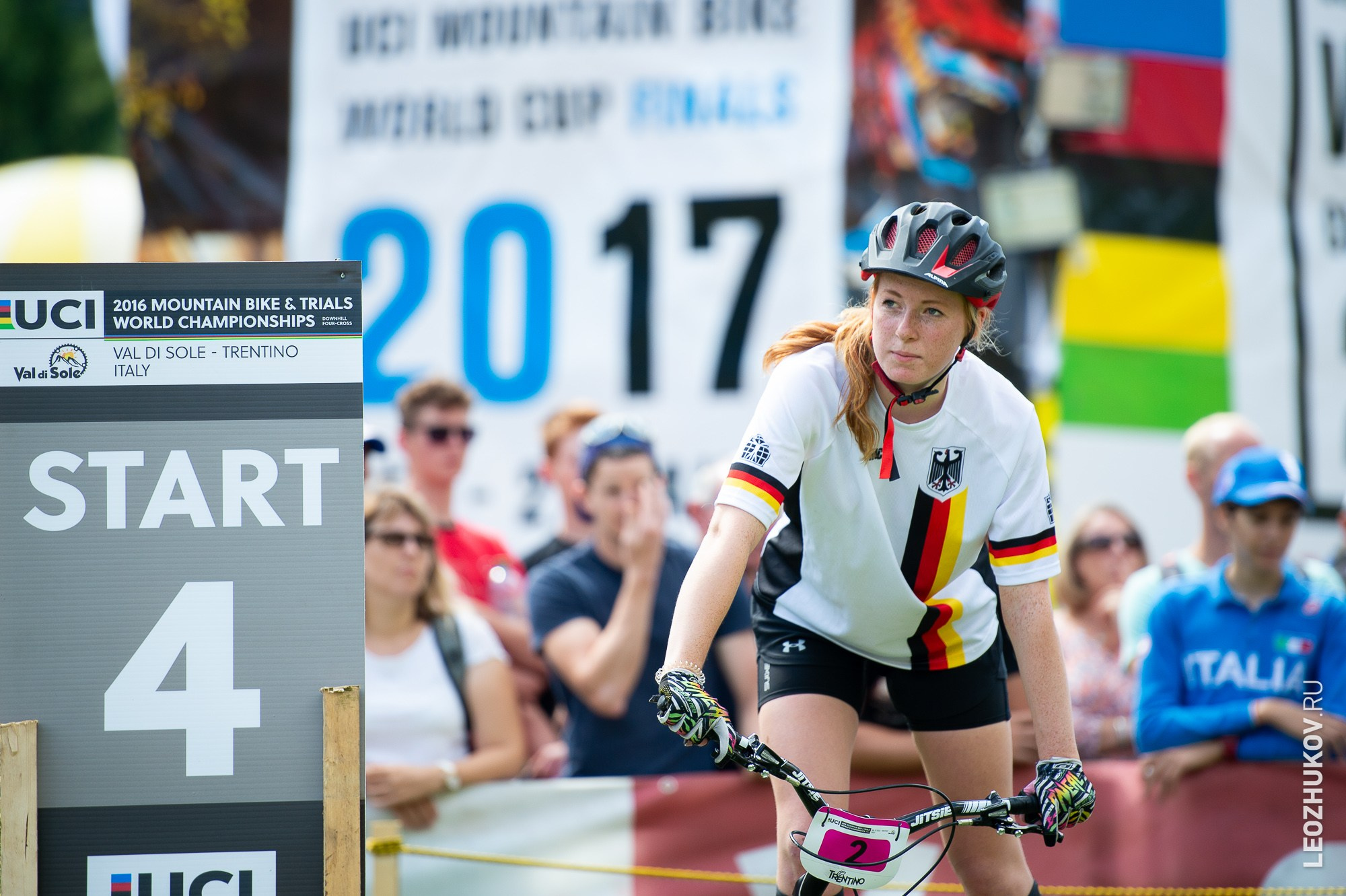 UCI Trials World Championships 2016 — finals. Sports photographer Leonid Zhukov