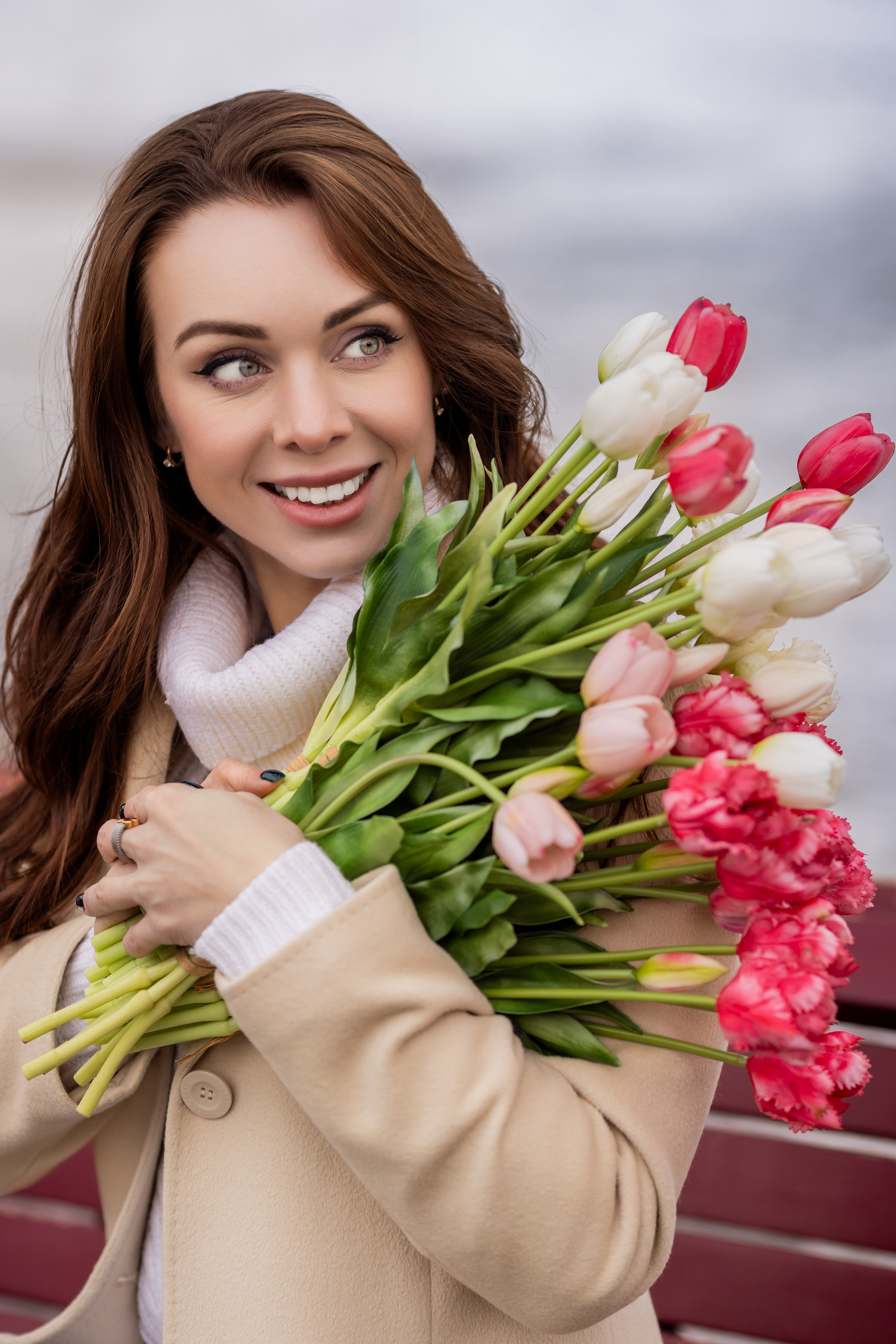 фотосессия с живыми цветами, фотограф Мила Сорокина