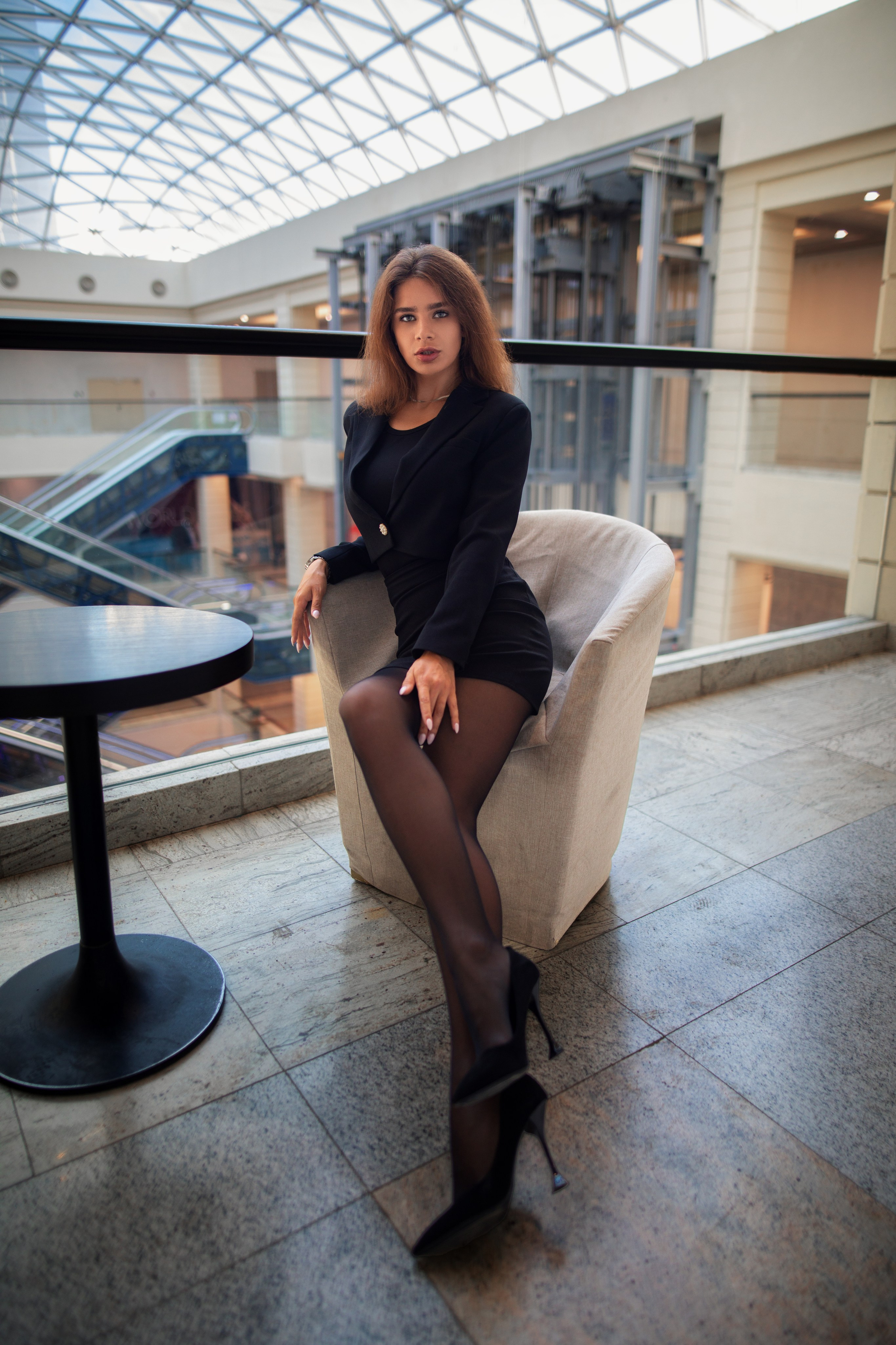 Съемка на крыше ГЧ и в парке с Полиной в формате для «себя». Дмитрий Шульгин, портретный фотограф в Воронеже