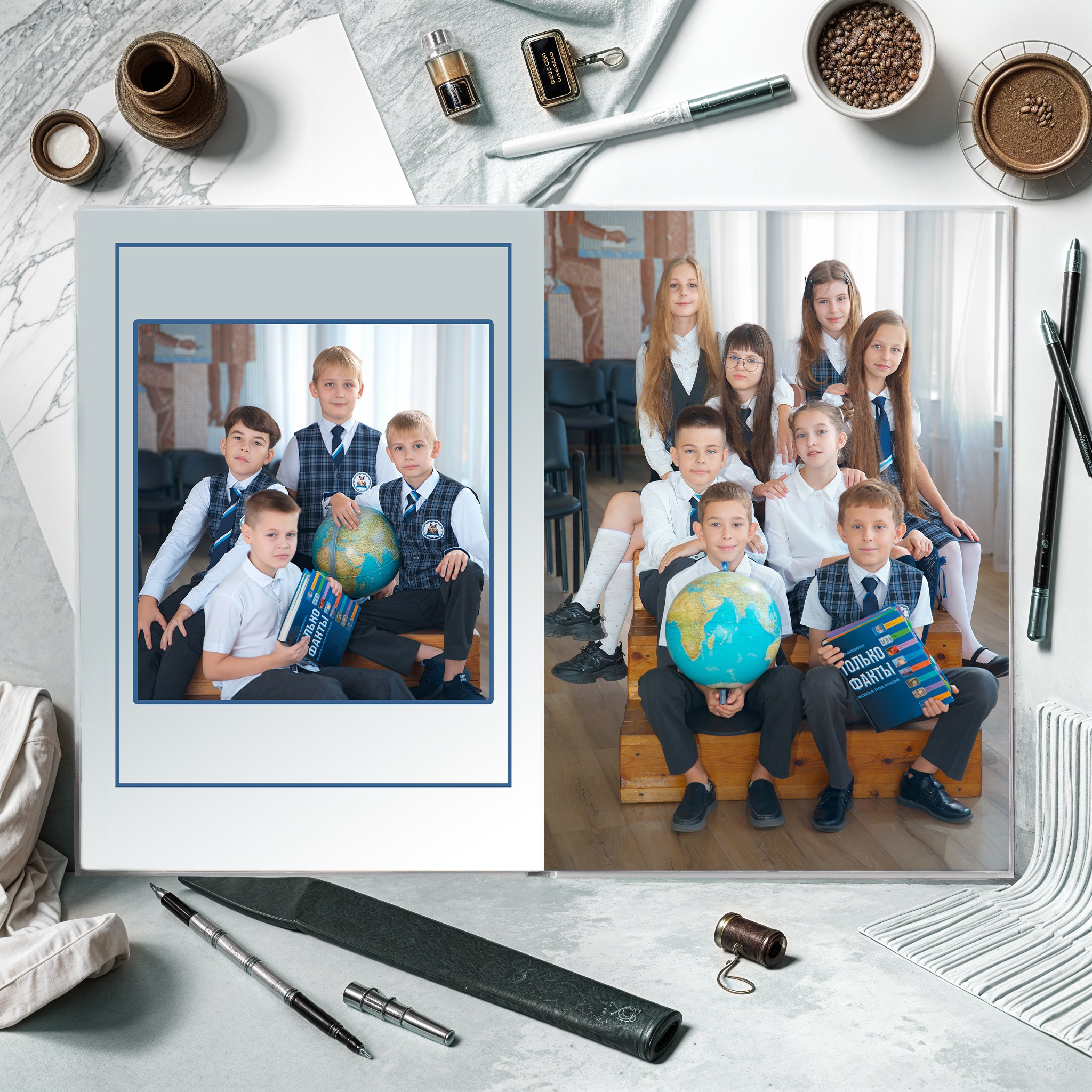 Выпускной альбом «Школьная книга». Фотографы из солнечного Краснодара Вадим и Надежда Митус