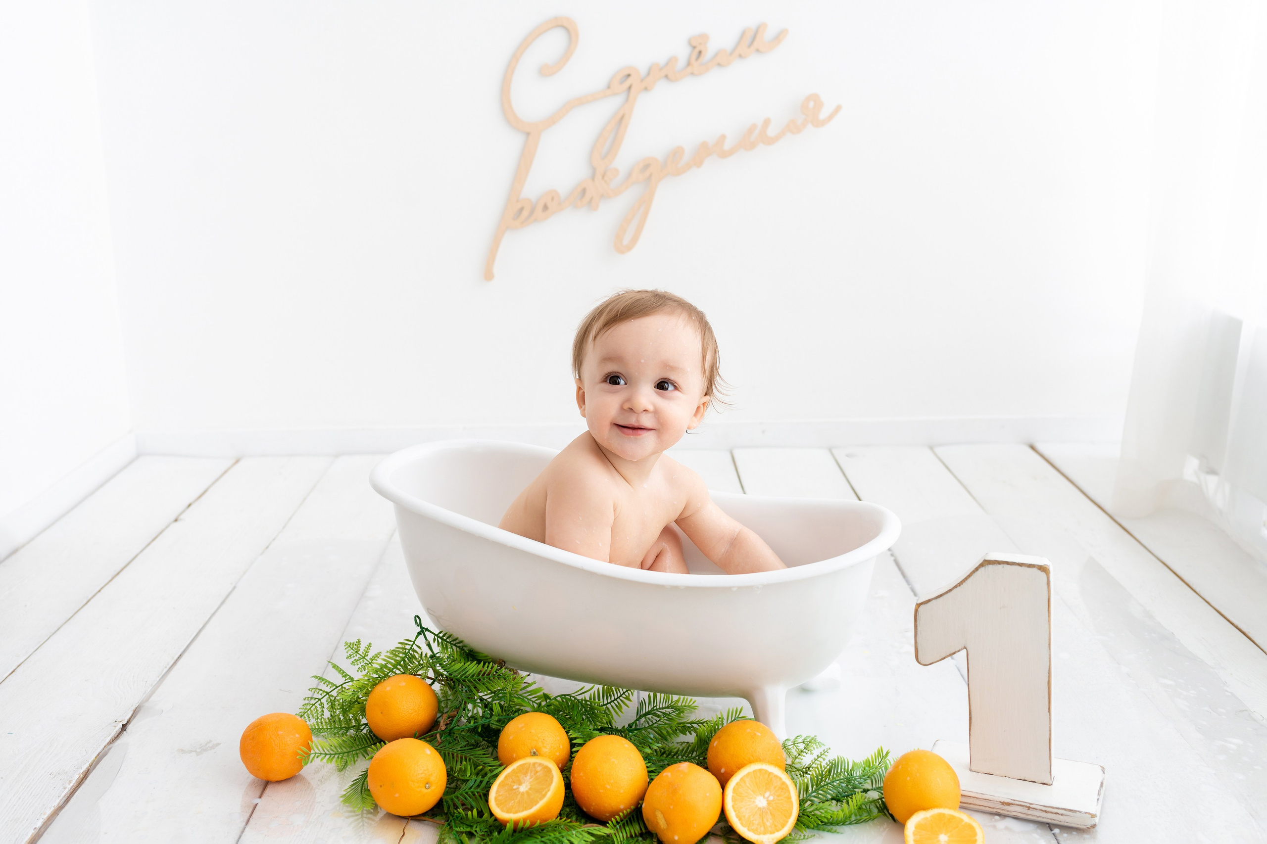 Фотосессия на годик для Жени. Детский фотограф новорождённых в Барнауле Ксения Хомкина