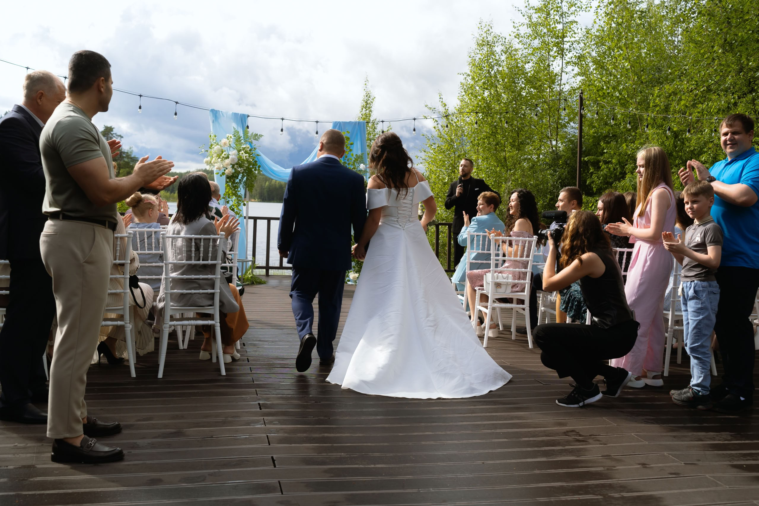 Мария и Михаил — прогулка у озера и церемония. Свадебный фотограф Дмитрий Родионов — Санкт-Петербург и Ленинградская область