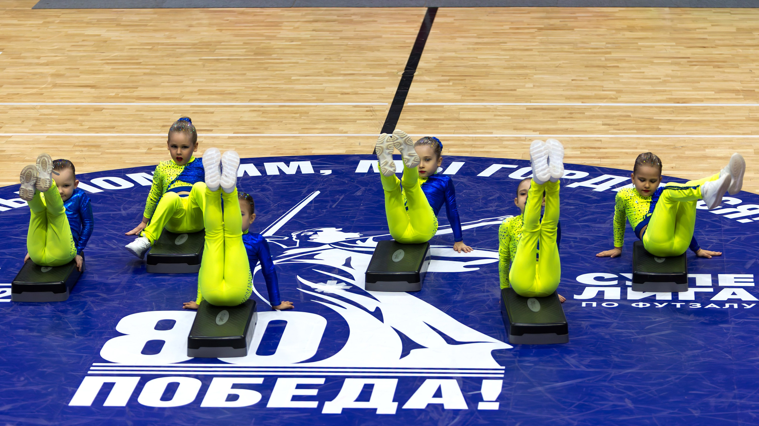 Фестиваль по фитнес-аэробике «Облачко» Младшая группа. Выпускные альбомы и школьный фотограф в Подольске, Троицке, Щербинке, Москве и Московской области