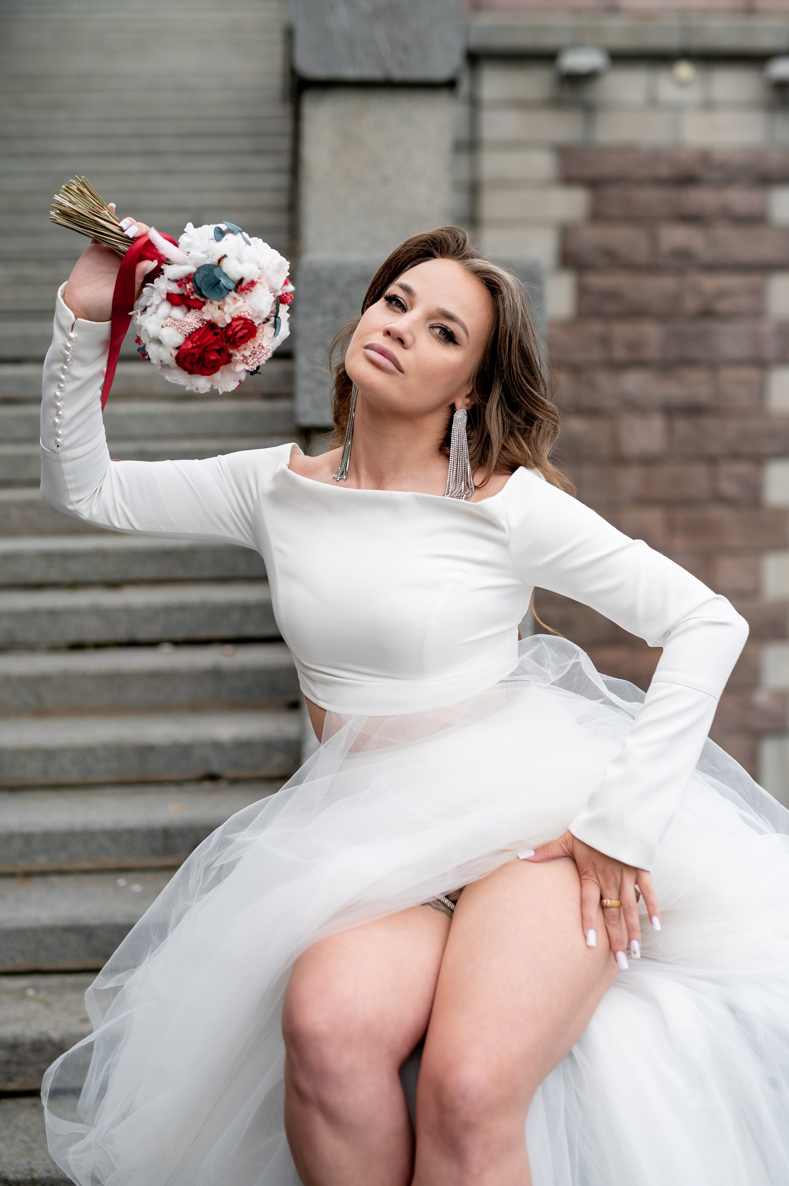 Экстравагантная свадебная фотосессия Светланы и Славы по нетрадиционным и оригинальным местам для свадебной прогулки в Санкт-Петербурге. Портретный, семейный и свадебный фотограф в Санкт-Петербурге и в Пушкине Ширяев Денис