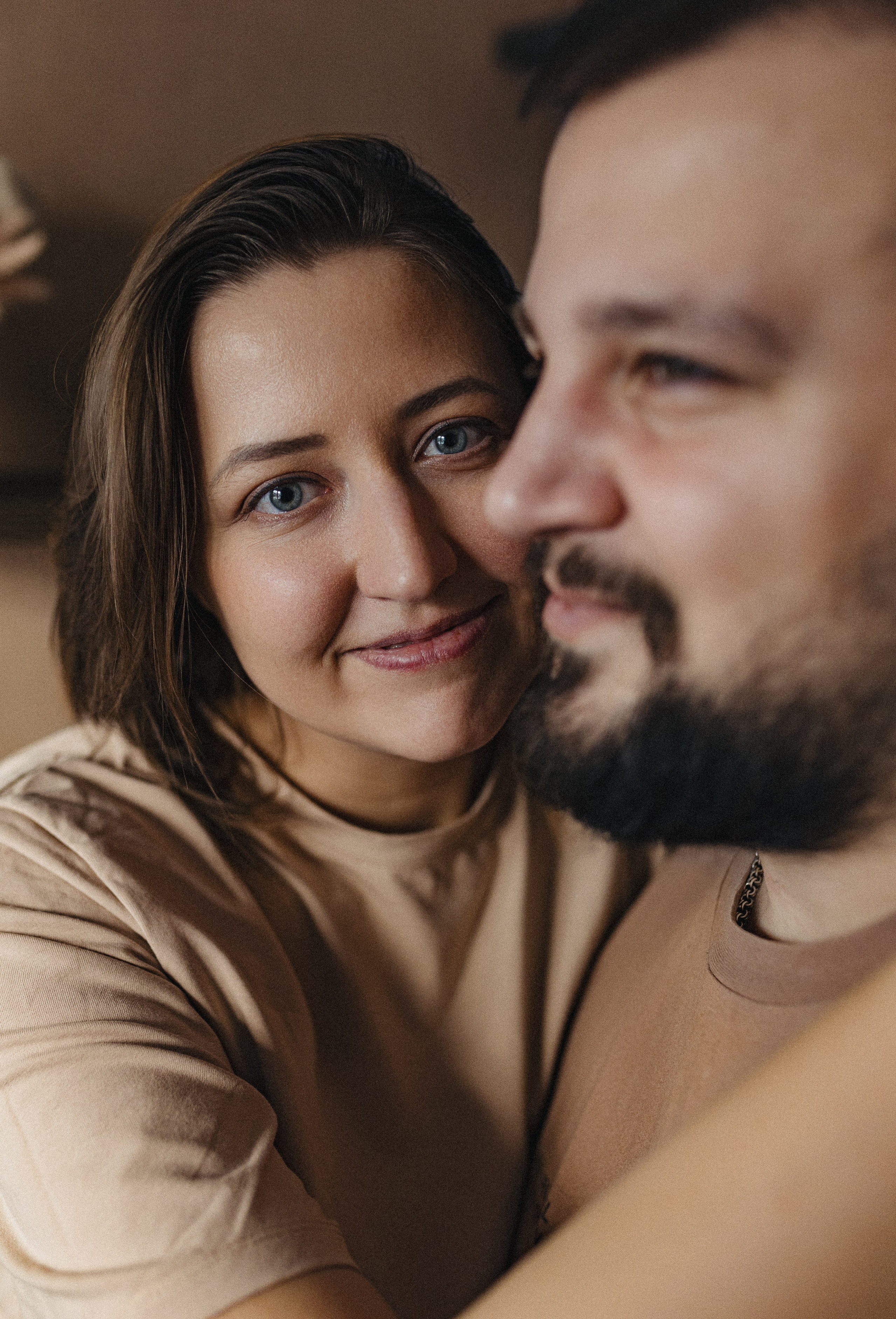 Домашняя семейная фотосессия с малышом. Портретный и семейный фотограф в Москве Мария Рослякова