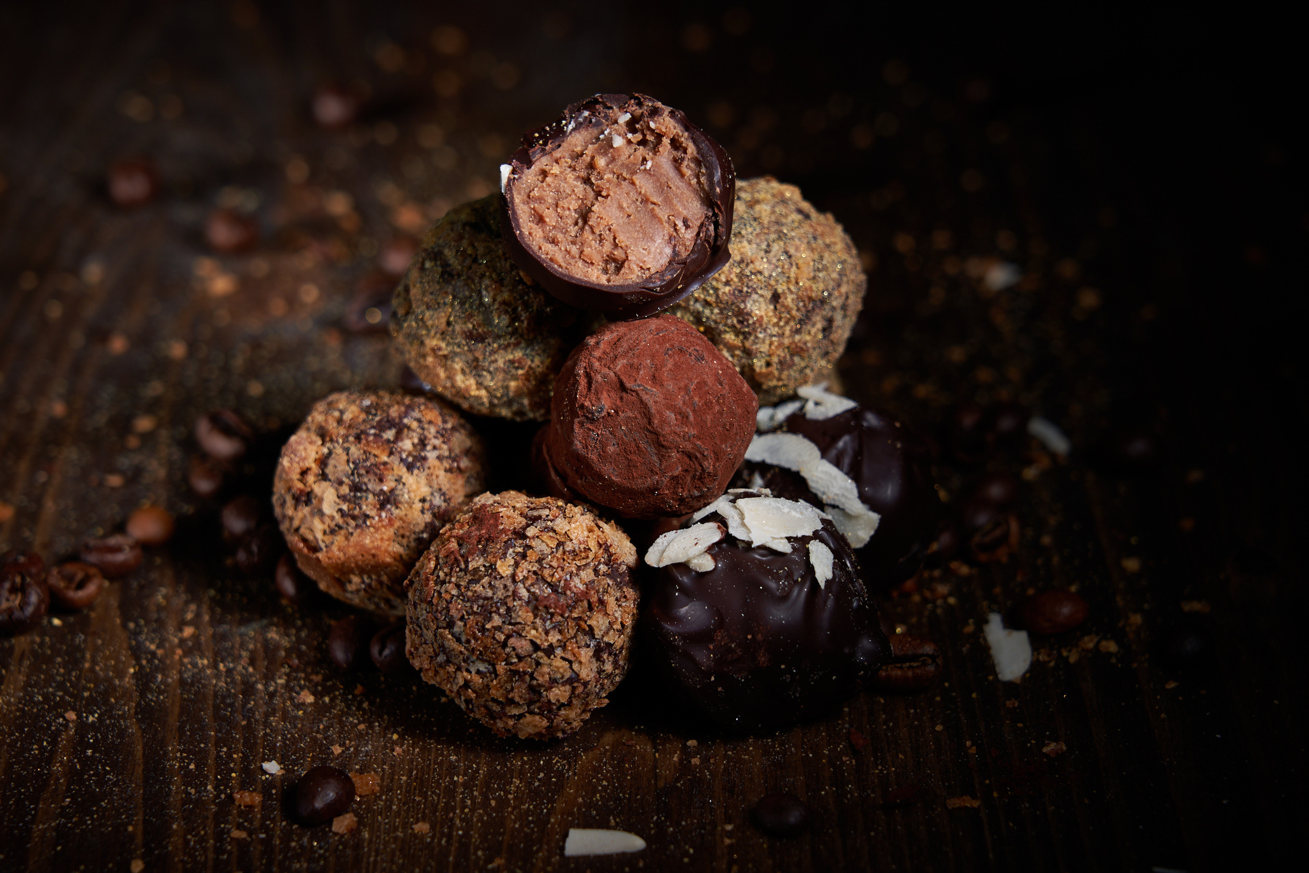 конфеты круглые