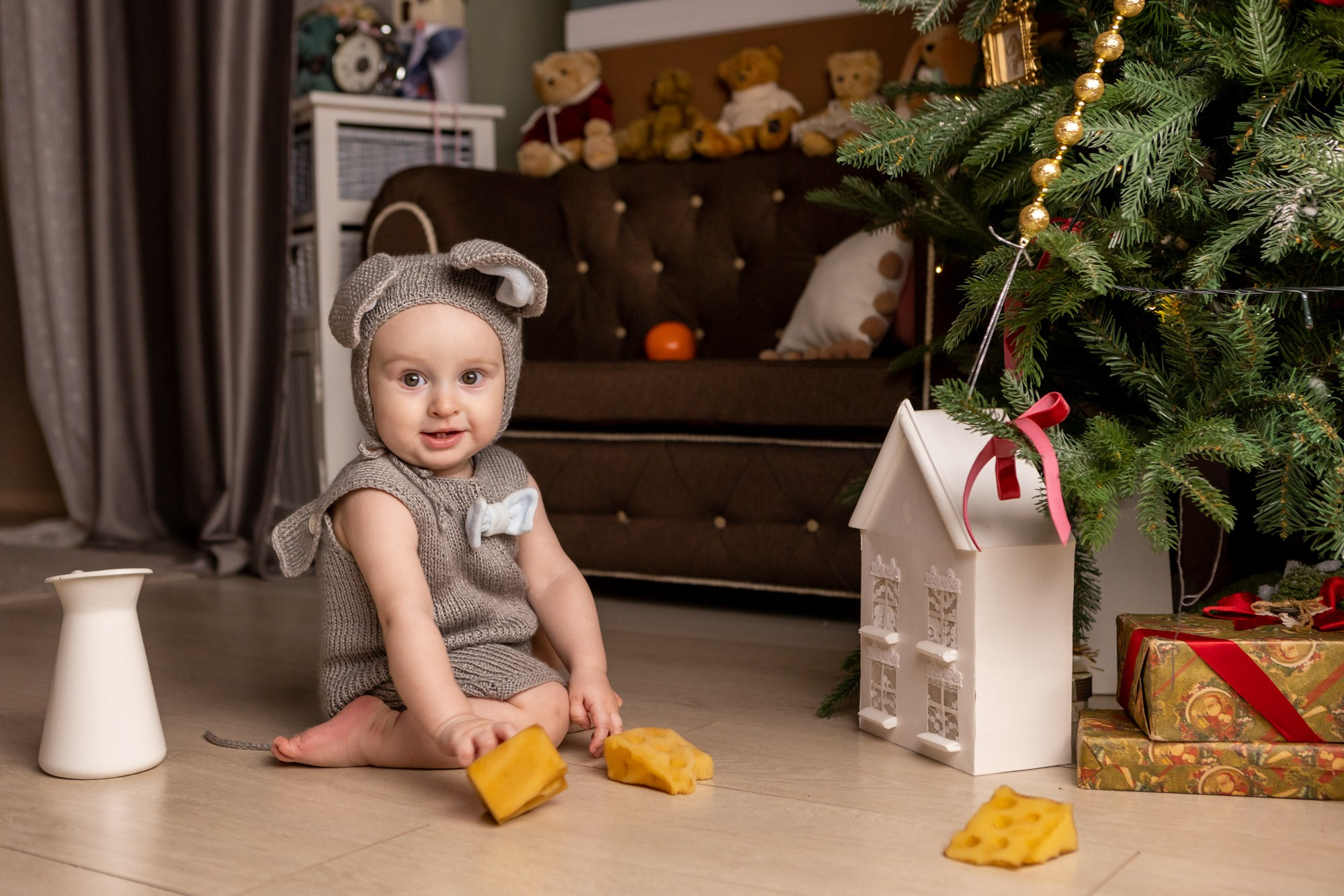 Семейная студийная фотосессия. Фотограф в Оренбурге. Профессиональный фотограф