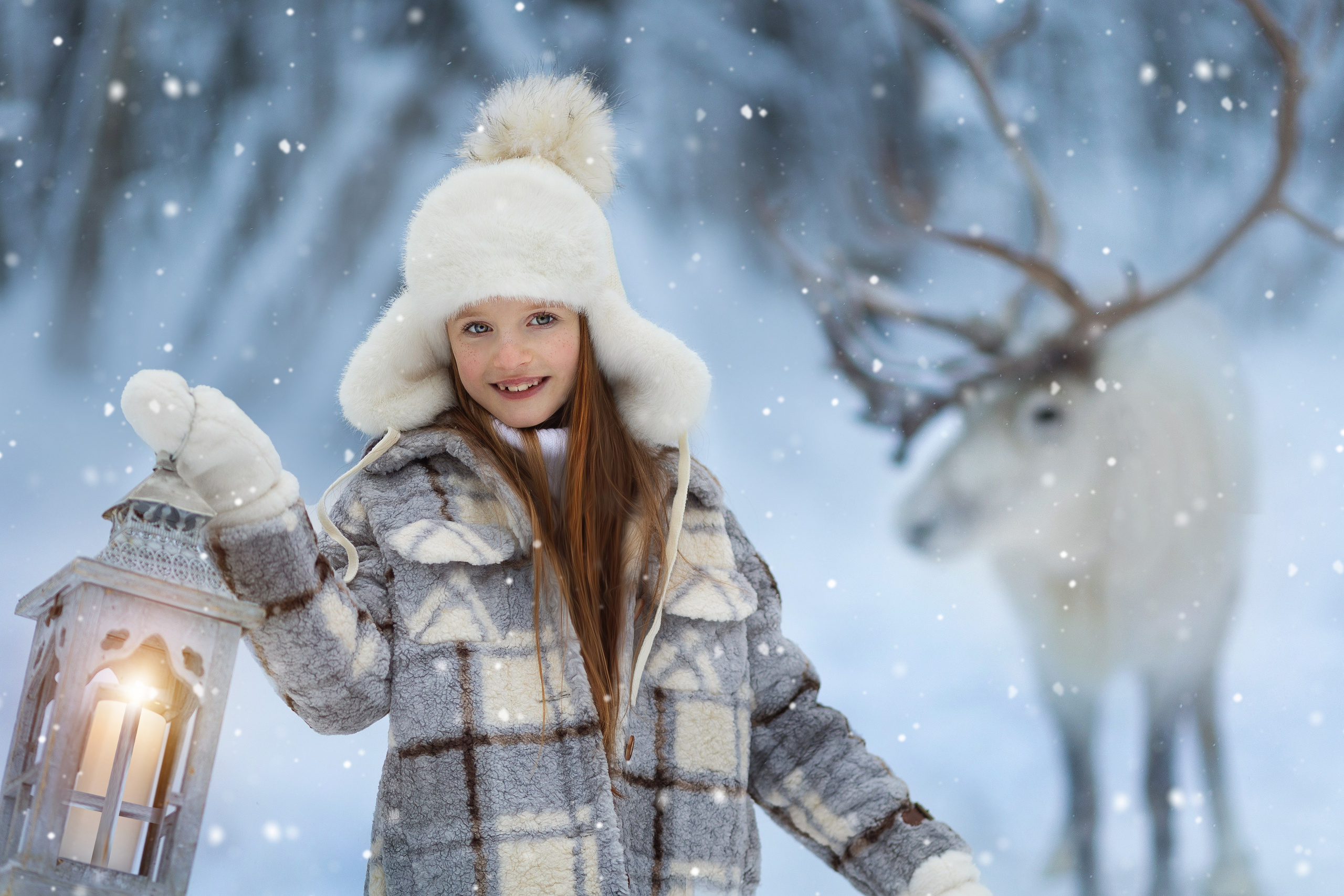 Фотосессия с оленями. Фотограф Лия Милк | Москва, Подмосковье