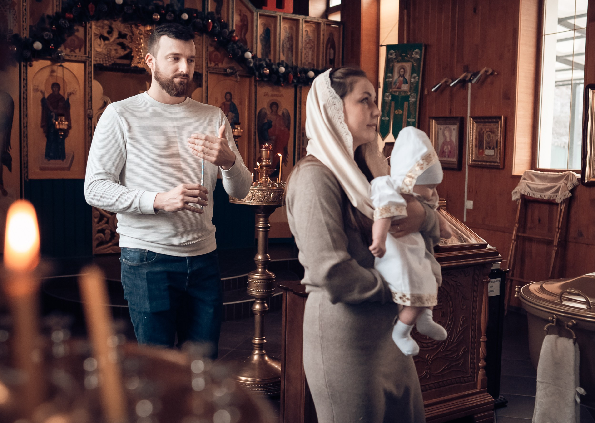 Крещение в храме Блж.Ксении Петербургской Севастополь. Церковный фотограф Севастополь