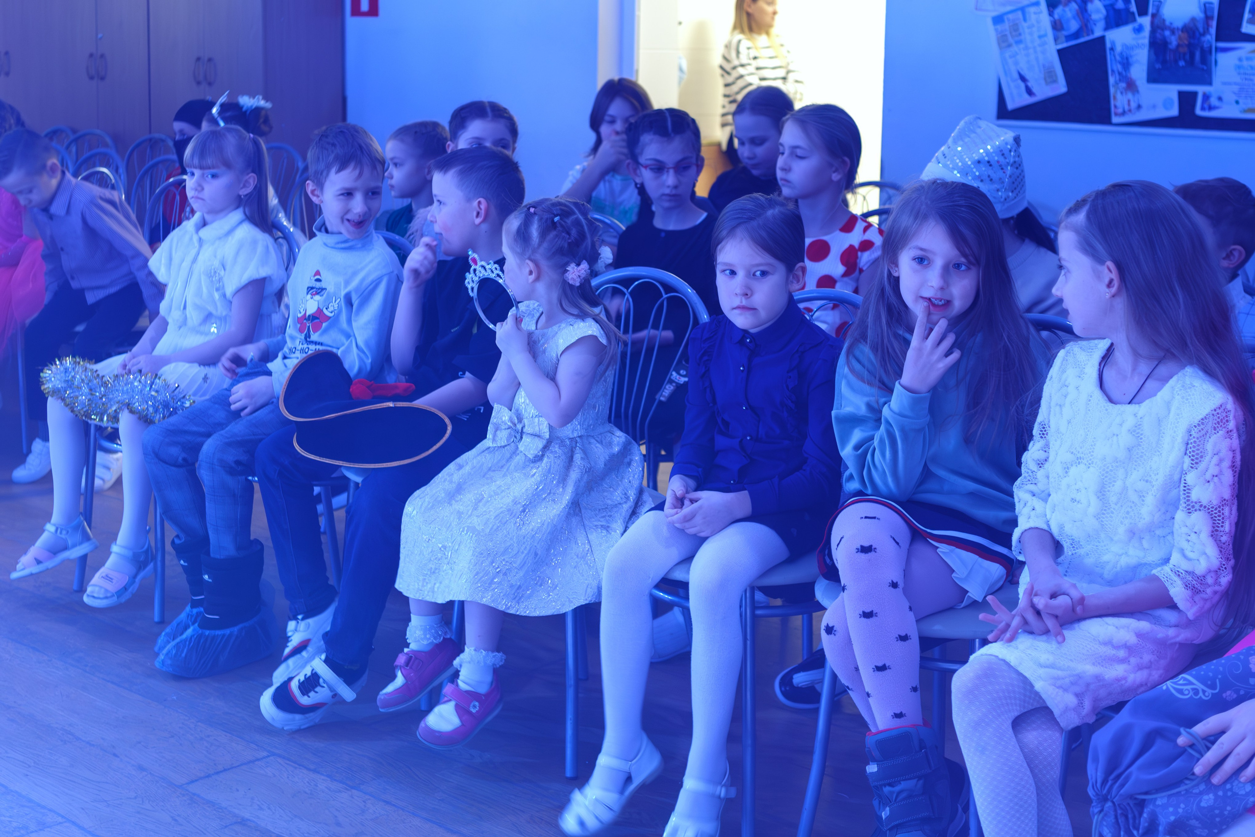 Зрители на новогодней елке центр детского творчесва Подольск