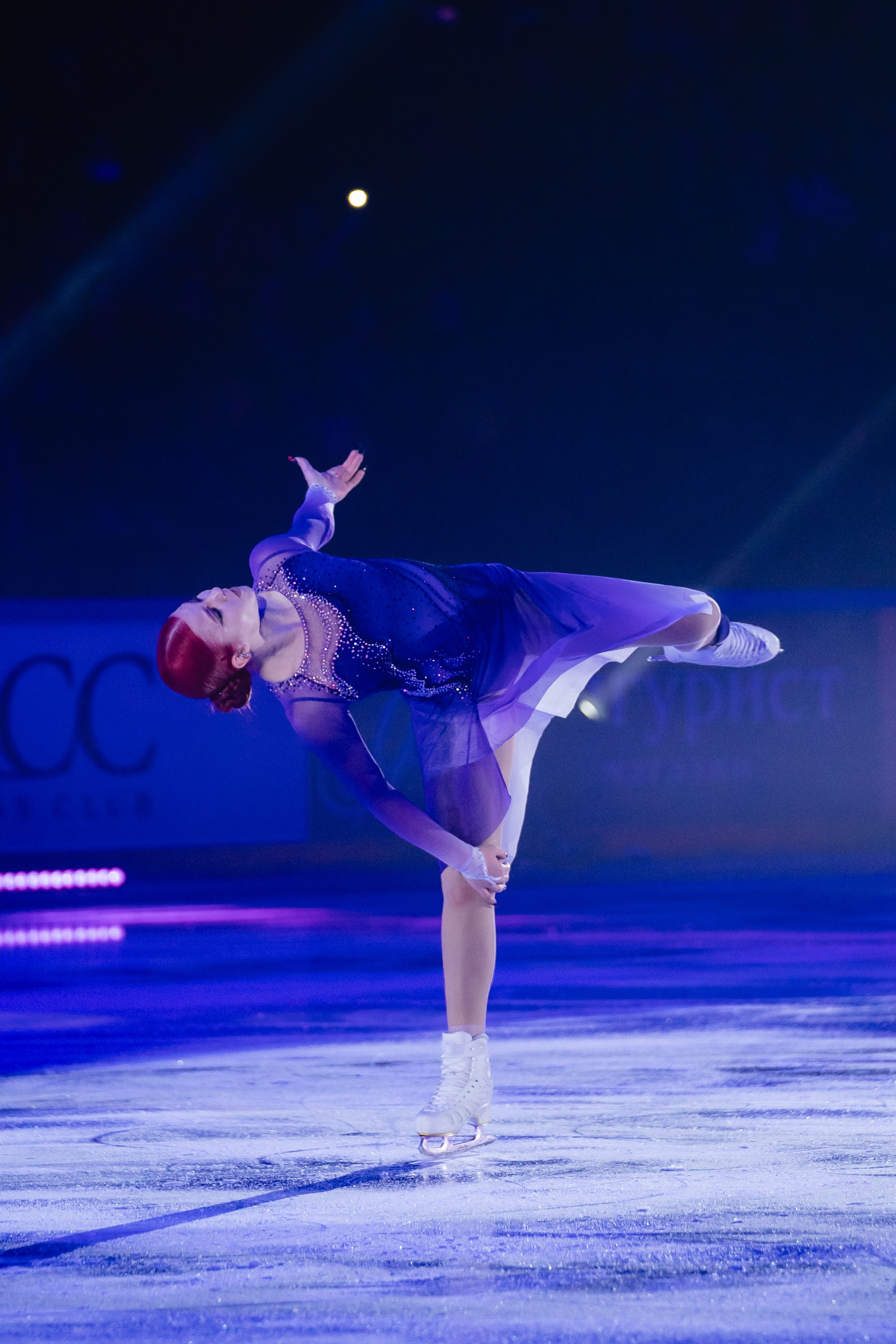 Шоу «Чемпионы на льду» в Новосибирске. Воробьева Ксения — Спортивный и танцевальный фотограф Новосибирск