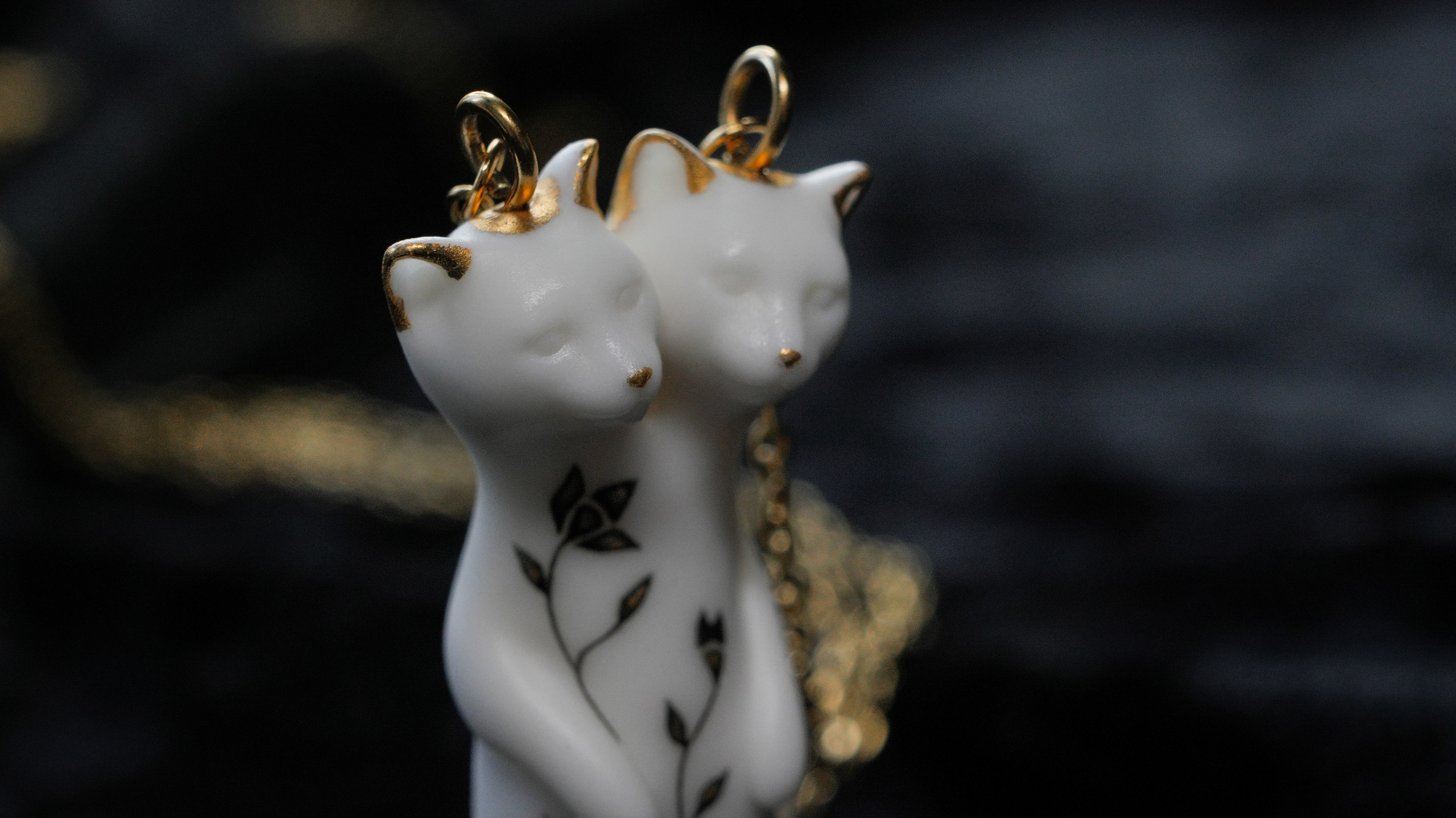 Кот двухголовый 15 000 руб. Авторские Шарнирные куклы и украшения из фарфора Алексаны Лавринчук