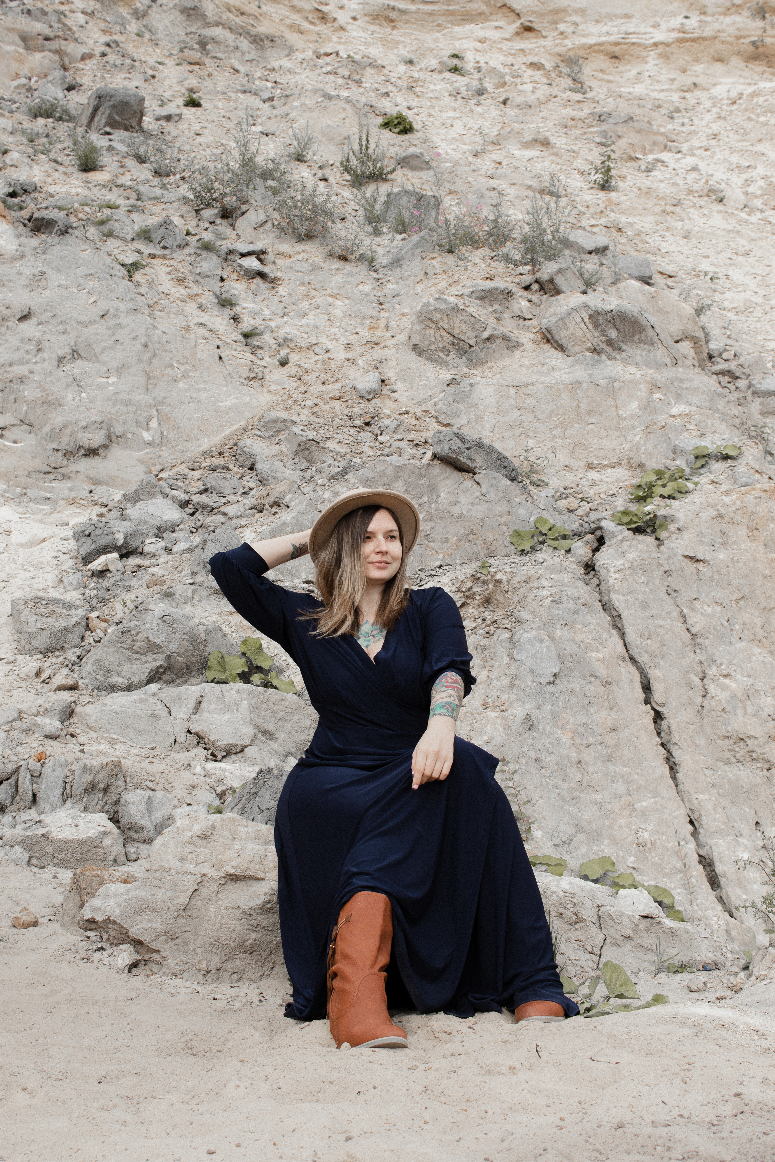 Фотосессия в карьерах. Портретный фотограф Москва