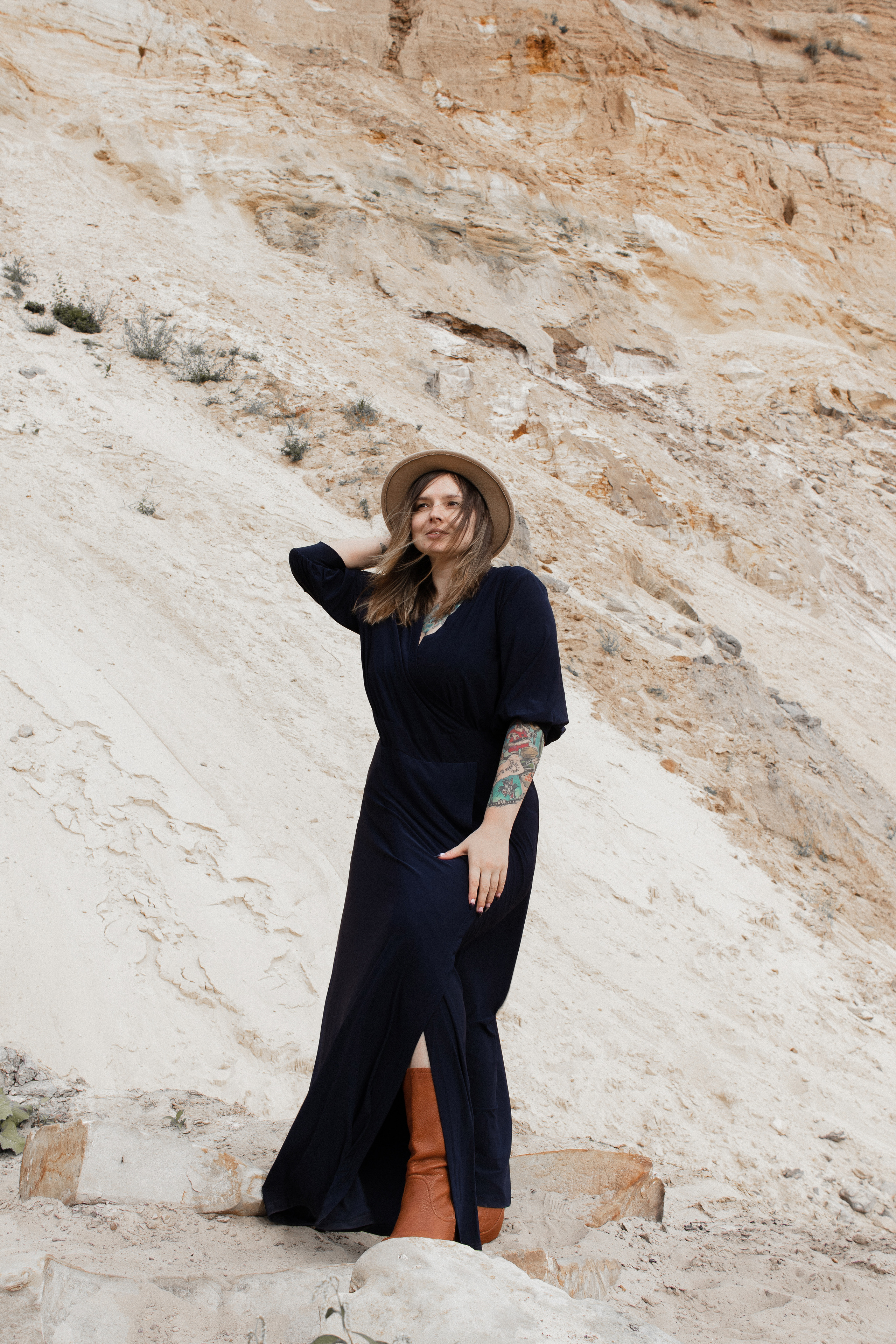 Фотосессия в карьерах. Портретный фотограф Москва