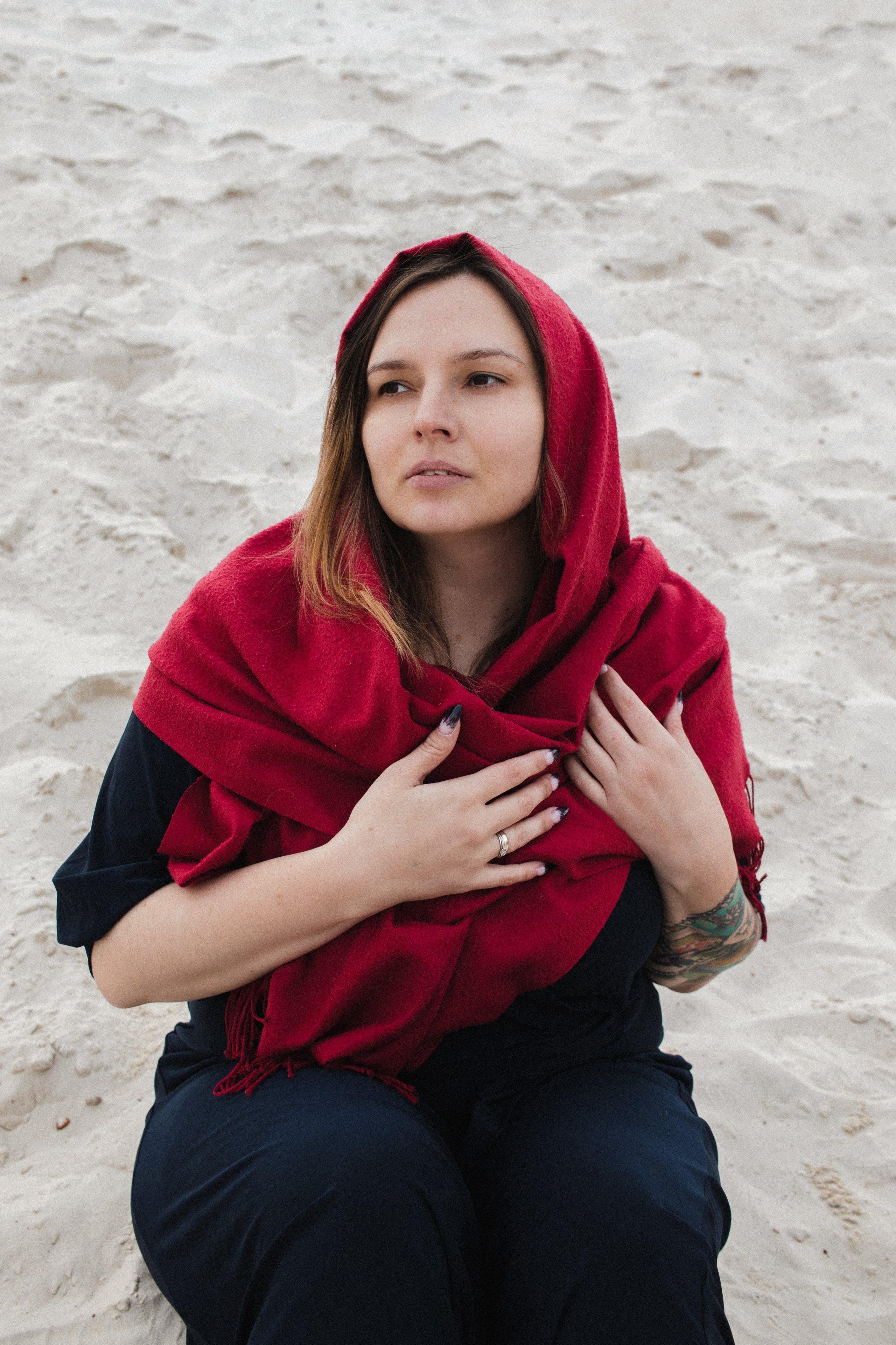 Фотосессия в карьерах. Портретный фотограф Москва