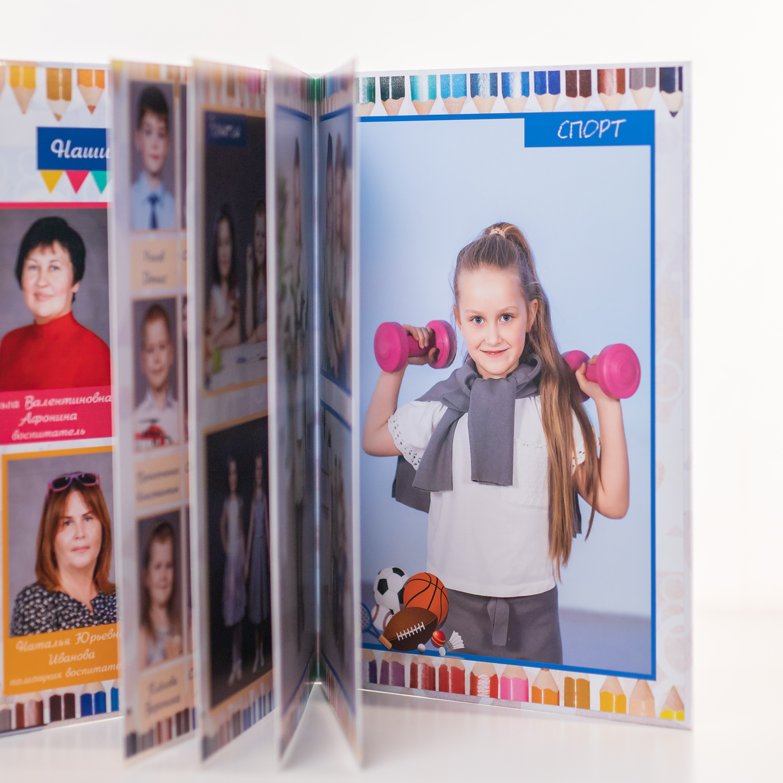 Изготовление выпускных альбомов в Детских сад в Москве. Профессиональная фото и видеосъемка. Москва