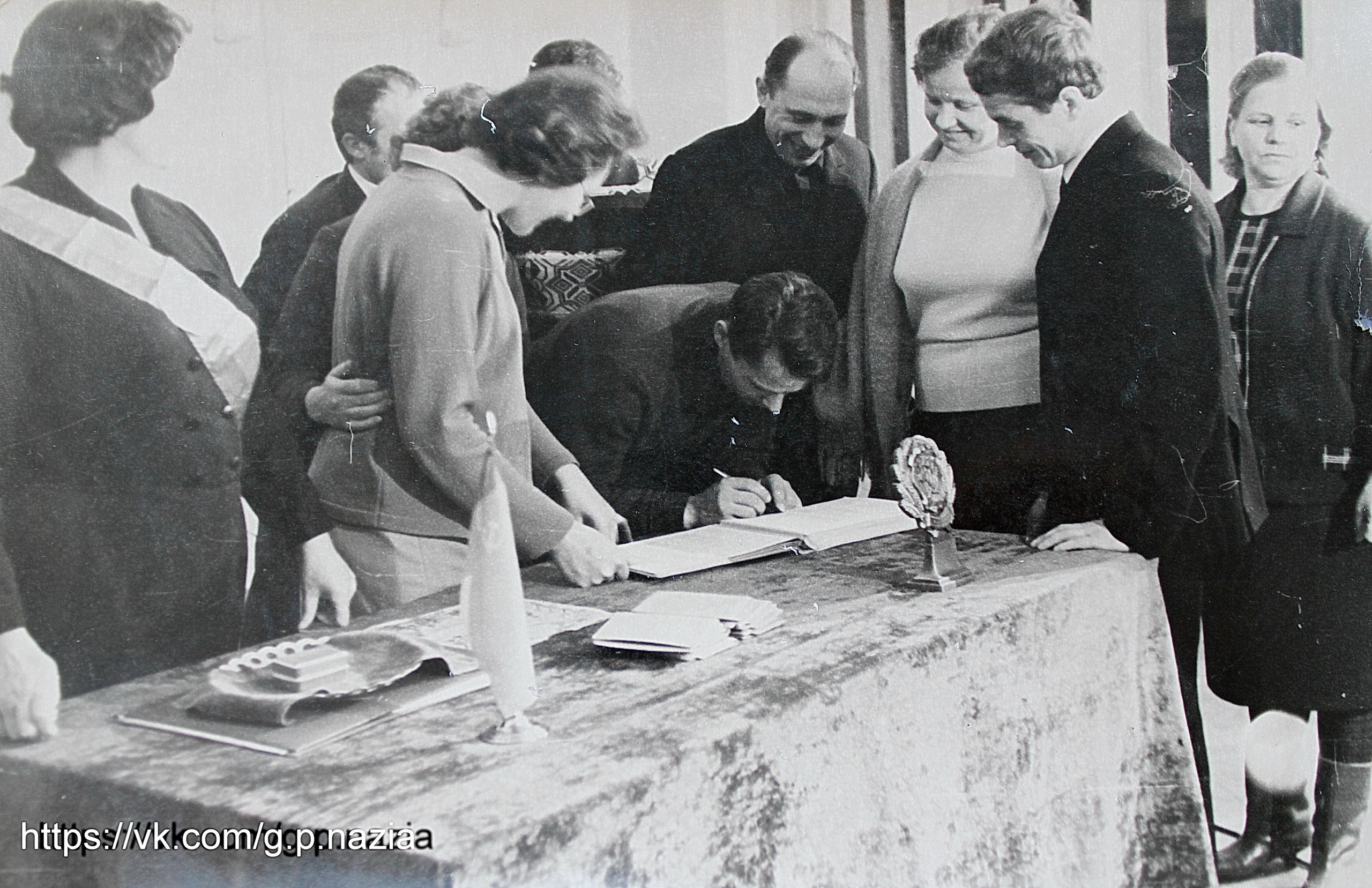 Торжественная регистрация новорожденных 28 марта 1969 г. История Назиевского городского поселения