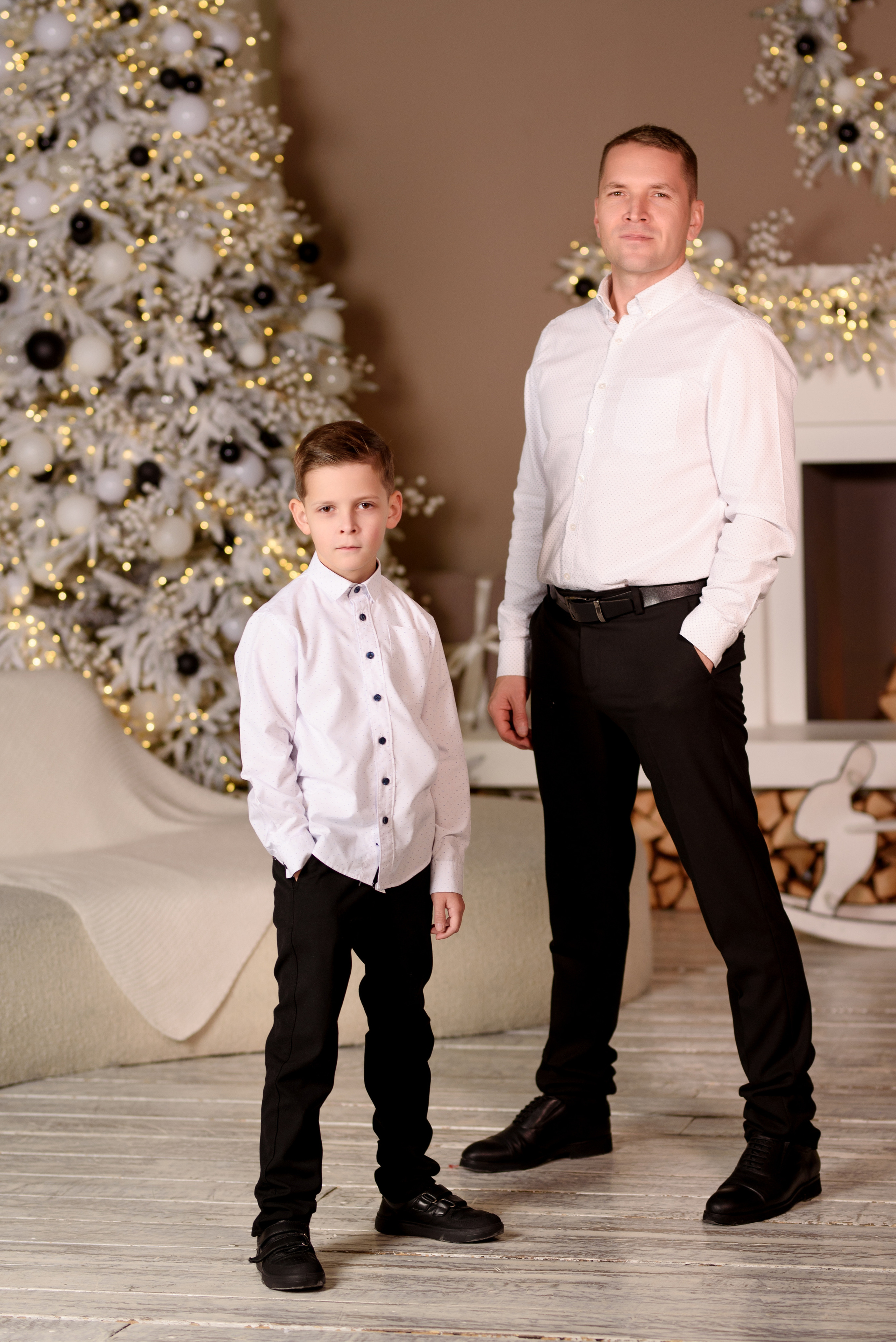 Семья на новый год. Детский студийный фотограф Сочи