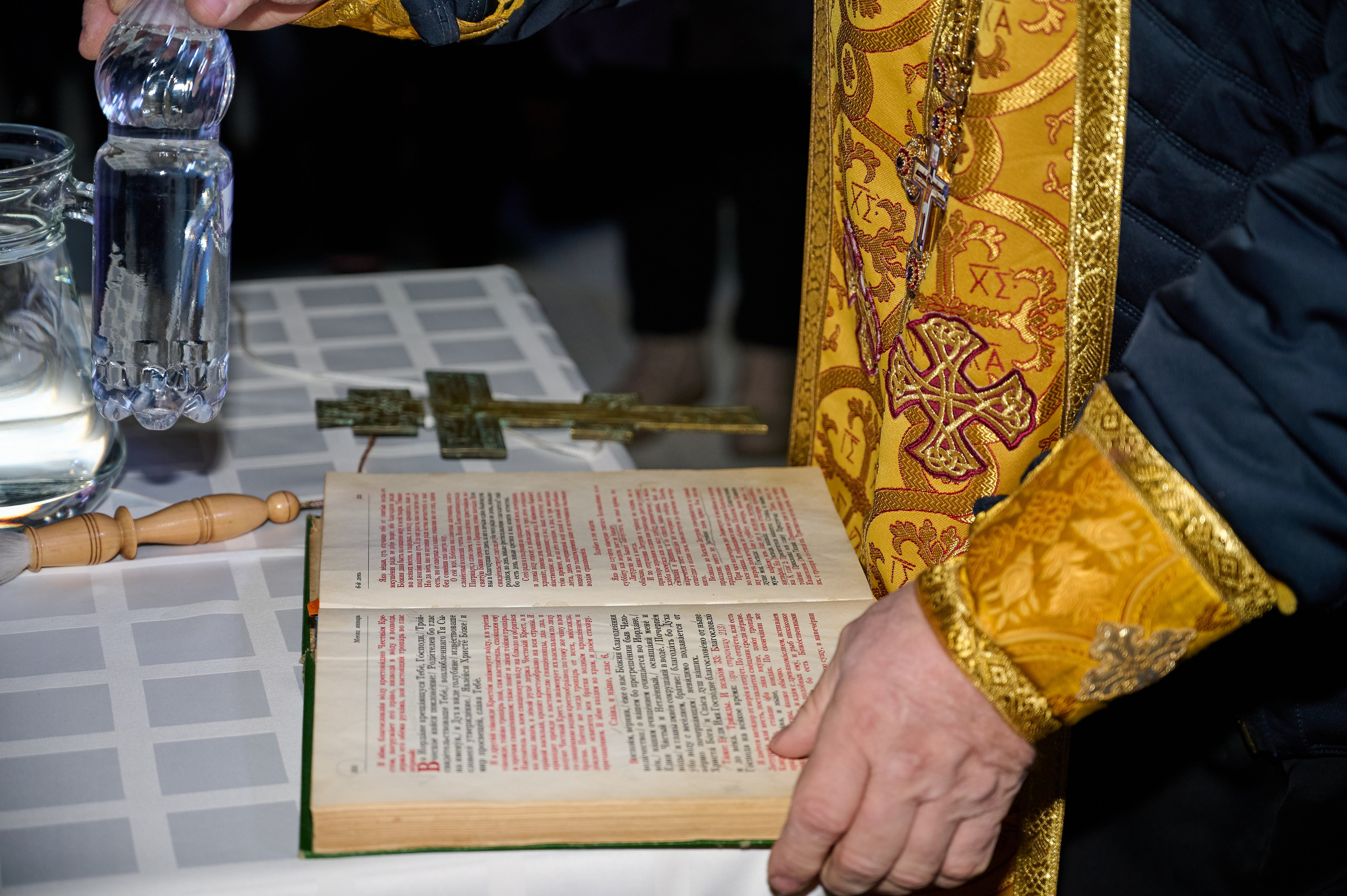 Крещенские купания. Жизнь курорта Кабардинка в фотографиях