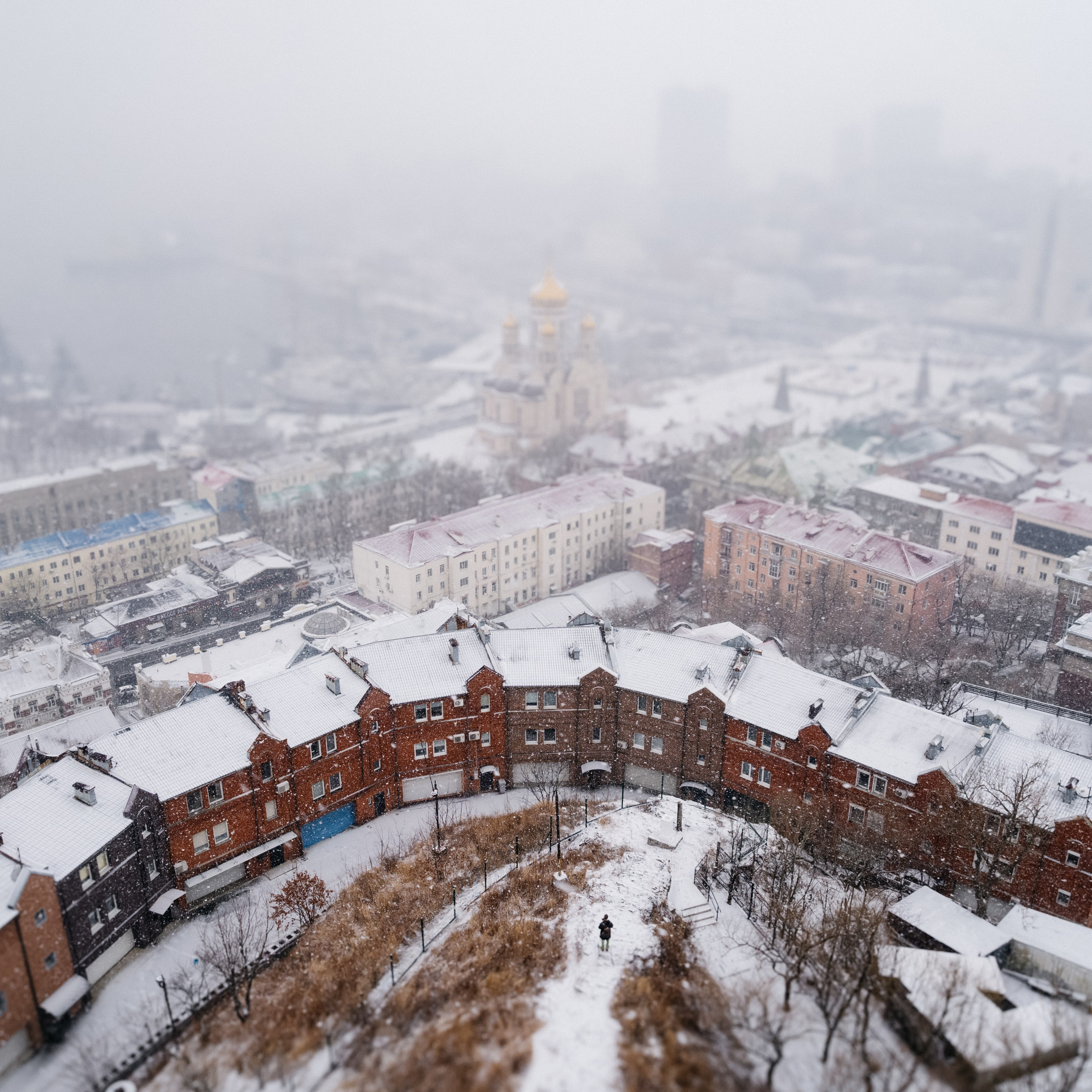 Снег во Владивостоке!. Фотограф во Владивостоке Антон Блохин