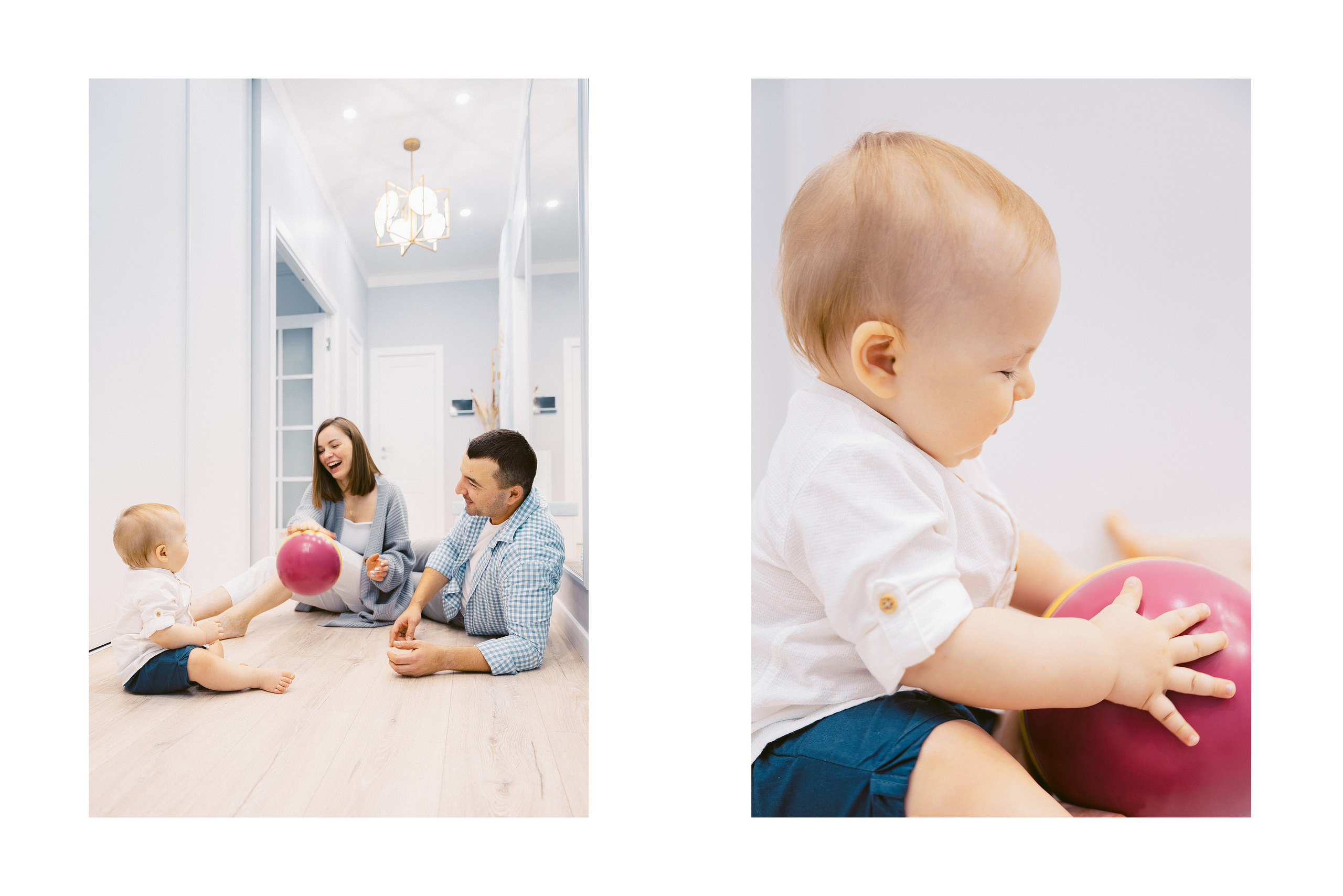 Домашняя фотосессия один годик. Фотограф Москва — Павел Михайлов