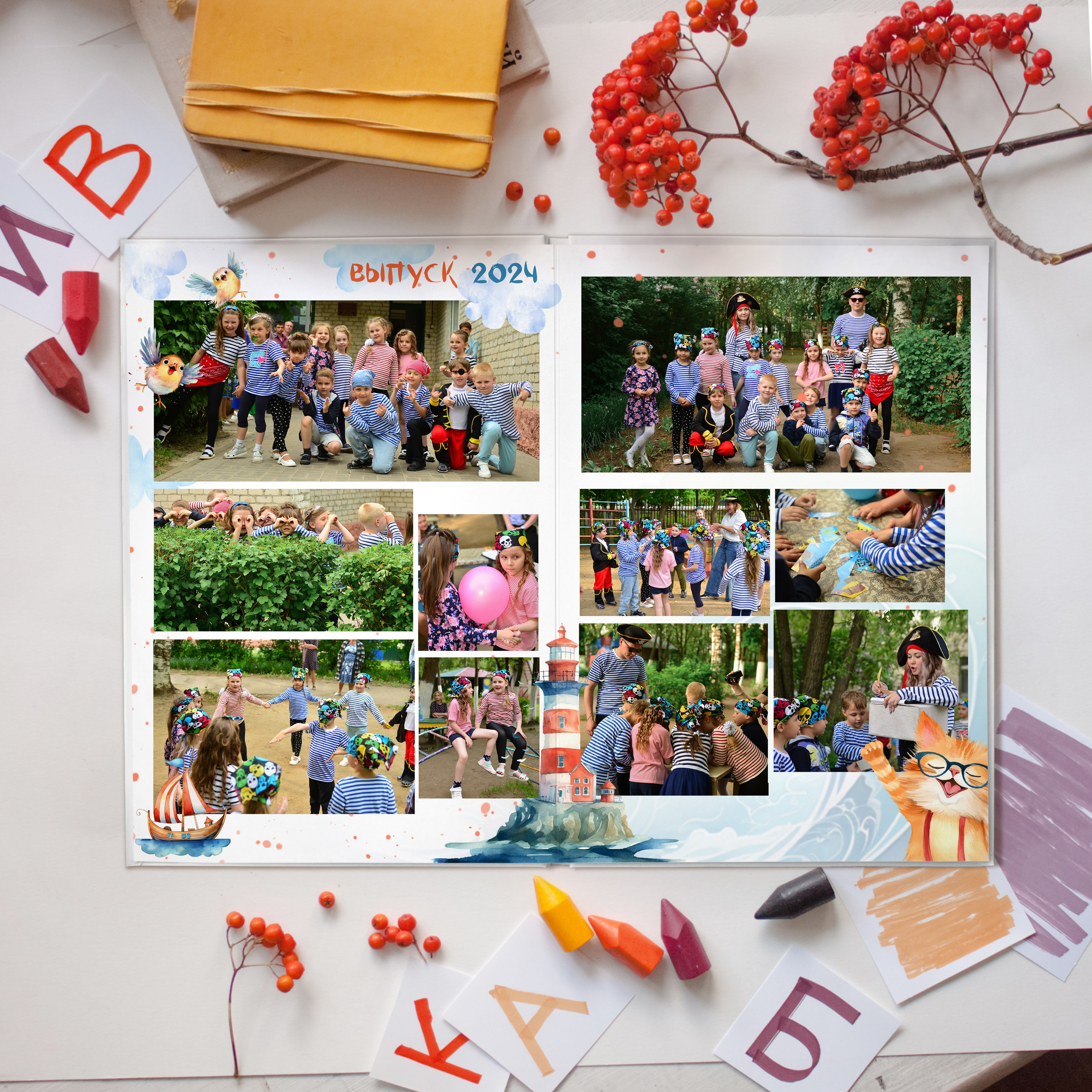 Выпускные альбомы детский сад. Фотограф в Новомичуринске Наталья Малиновская