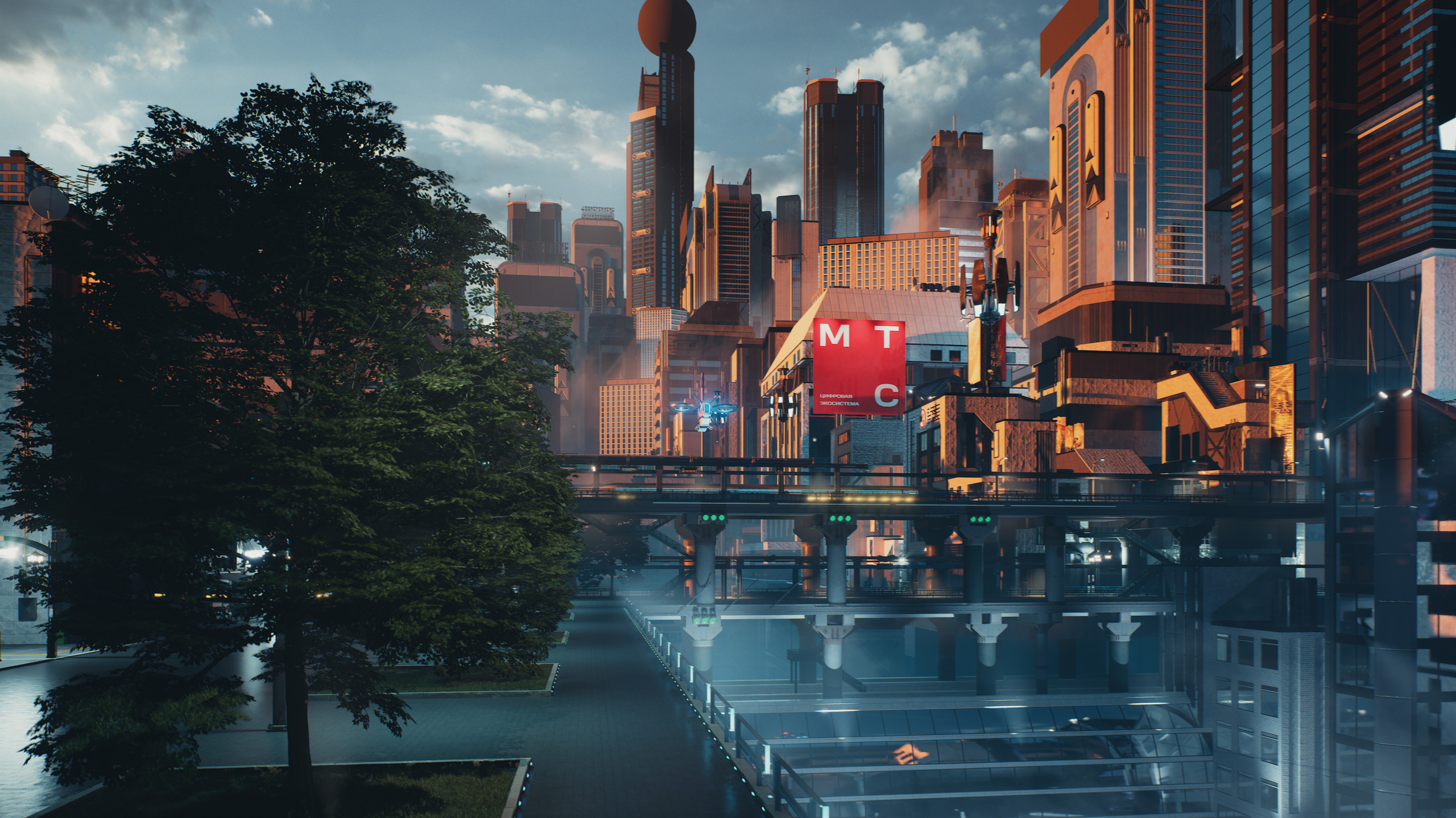 МТС Город | 2023. 6/88 Studio — производство графики под ключ на Unreal Engine