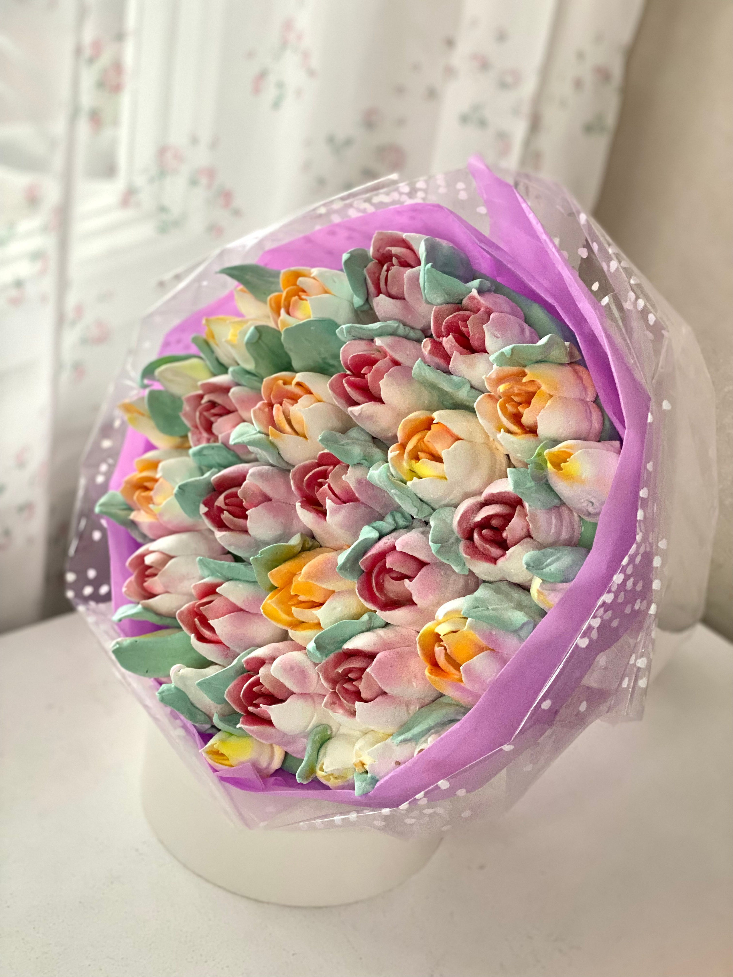 Букеты. Katyasugarsugar капкейки, зефир, торты Москва