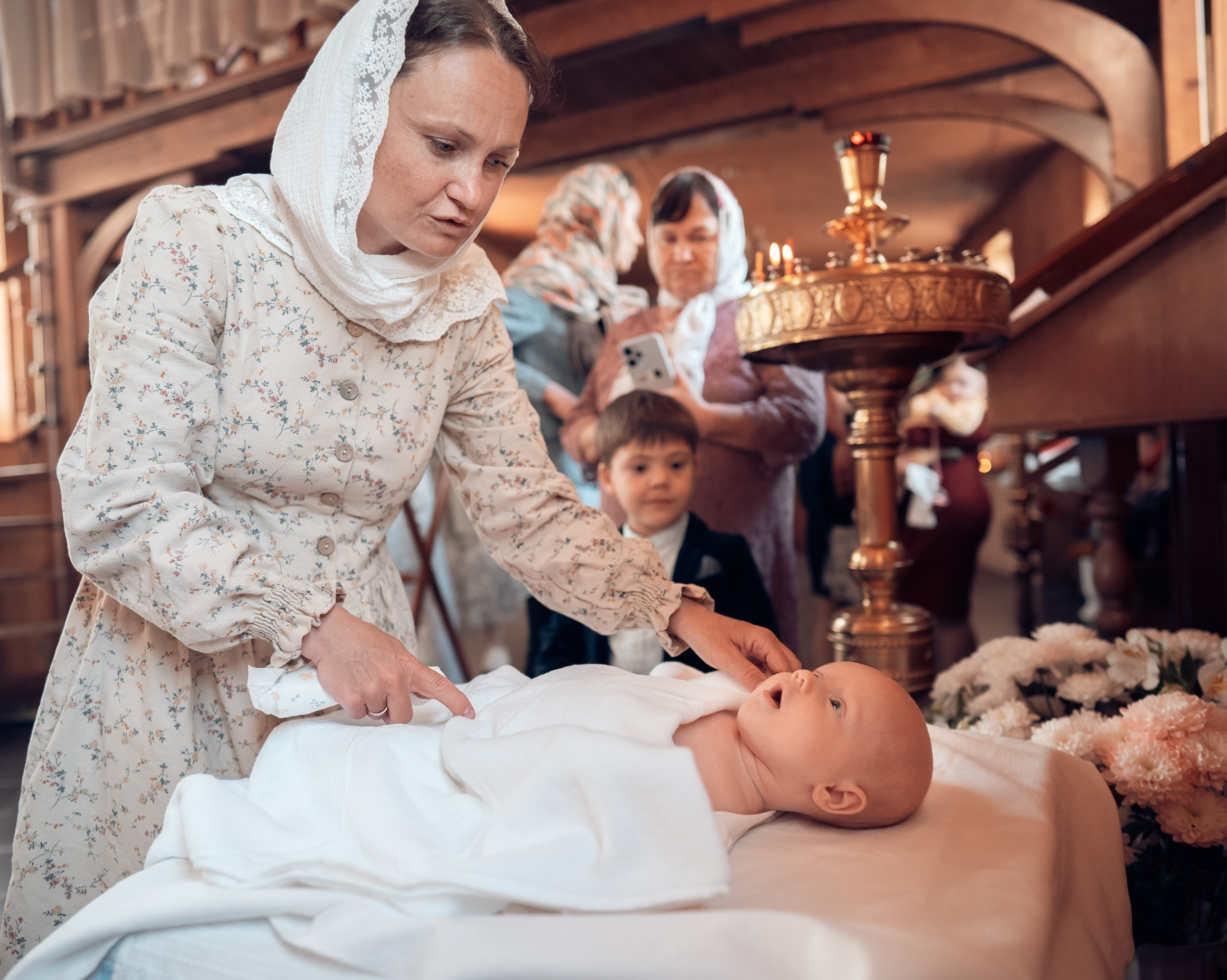 Крещение в храме Блж.Ксении Петербургской Севастополь. Церковный фотограф Севастополь