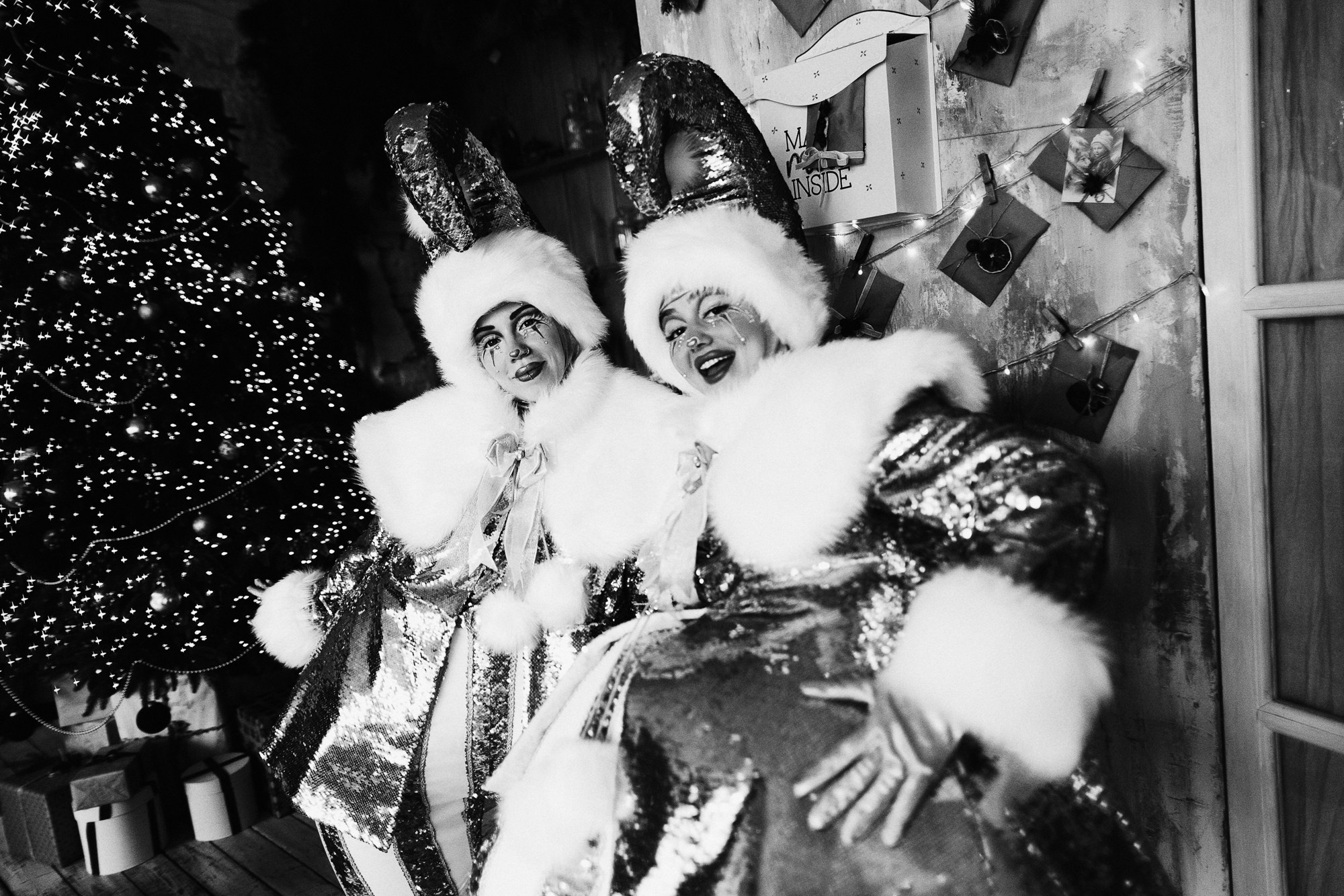 Новогодняя креативная фотосессия в Тюмени | Фотограф Дарья Мустафина. Портретный фотограф Тюмень Дарья Мустафина