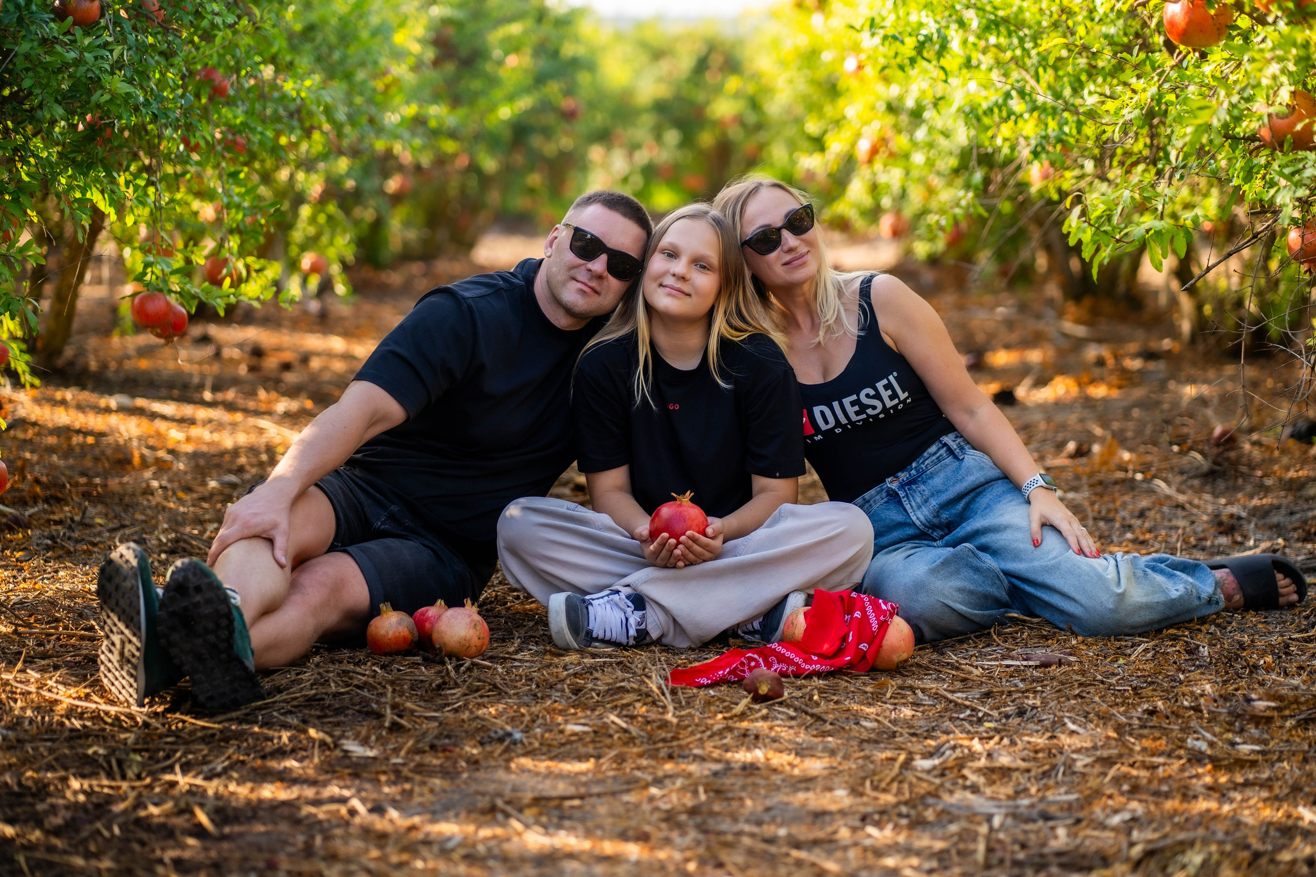 Гранатовый Сад Семья Ирины. Семейный и детский фотограф в Израиле и Москве Дорошок Надя