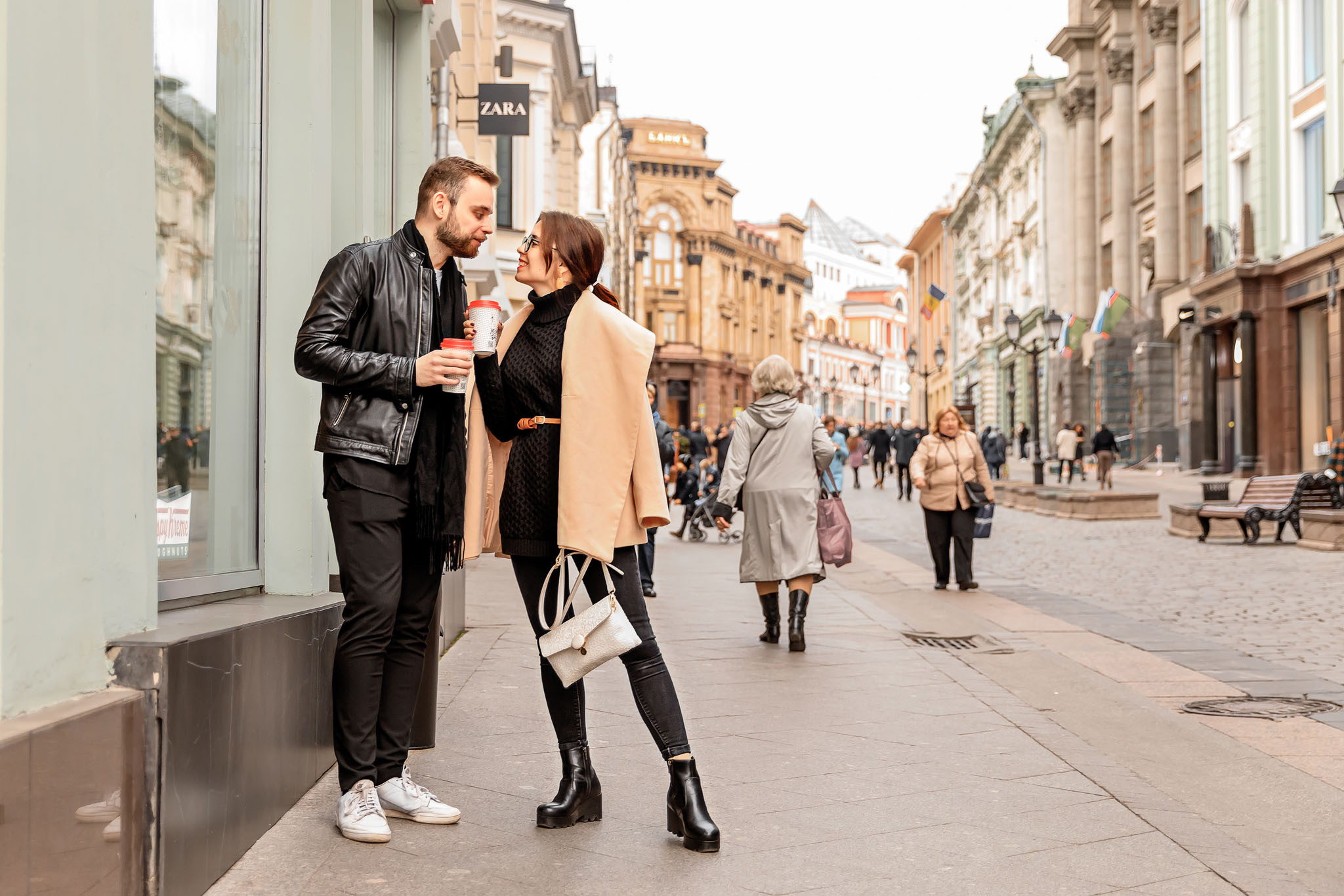 ФОТОПРОГУЛКА ДЛЯ СВЯТА И КАТИ. Профессиональный фотограф в Москве Оксана Богданец
