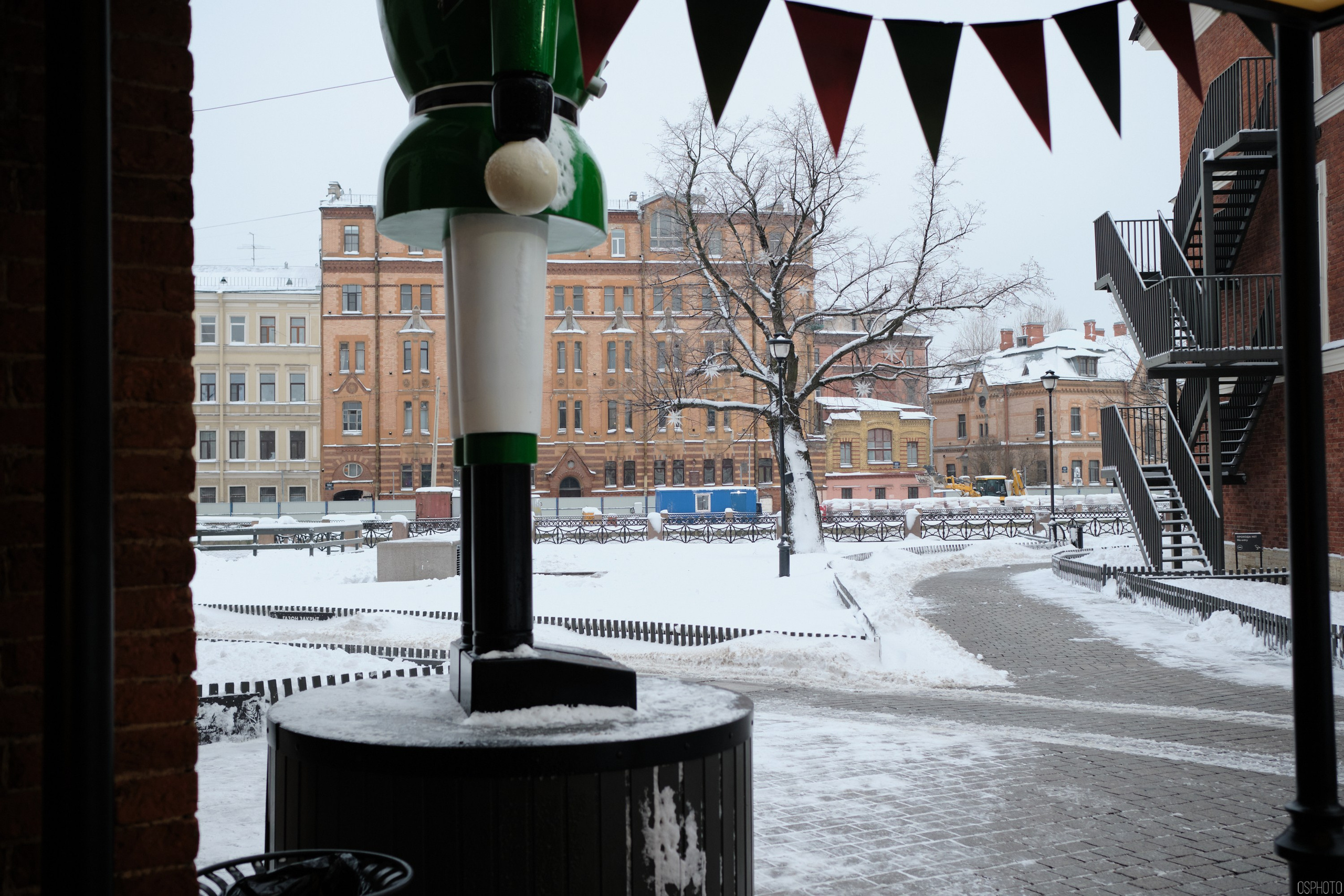 Снег и туман в Санкт-Петербурге. Фотографъ Сергѣевъ. Поймать мгновеніе