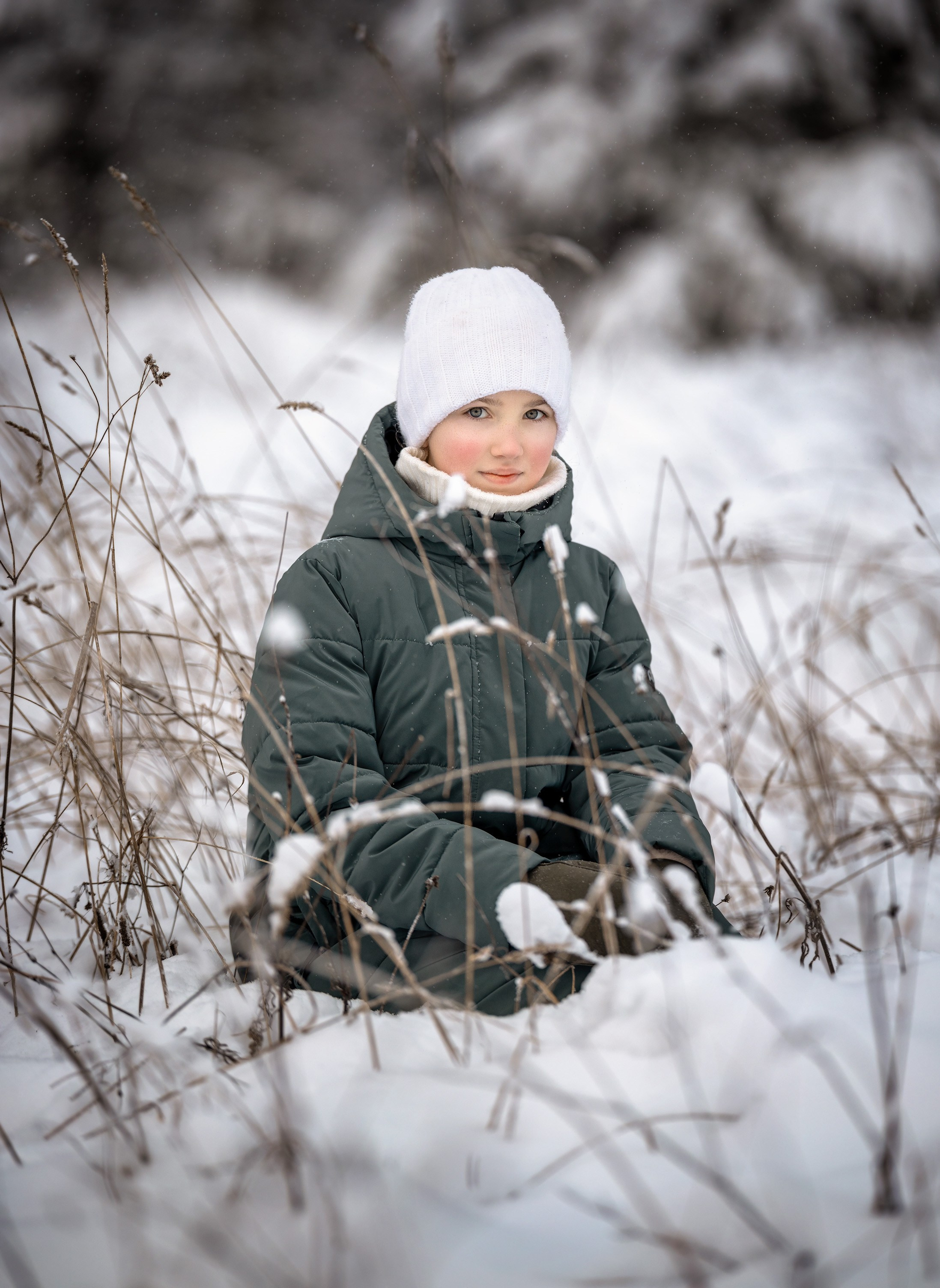 Зимняя фотосессия. Портретный фотограф в Костроме Наталия Клевинскас