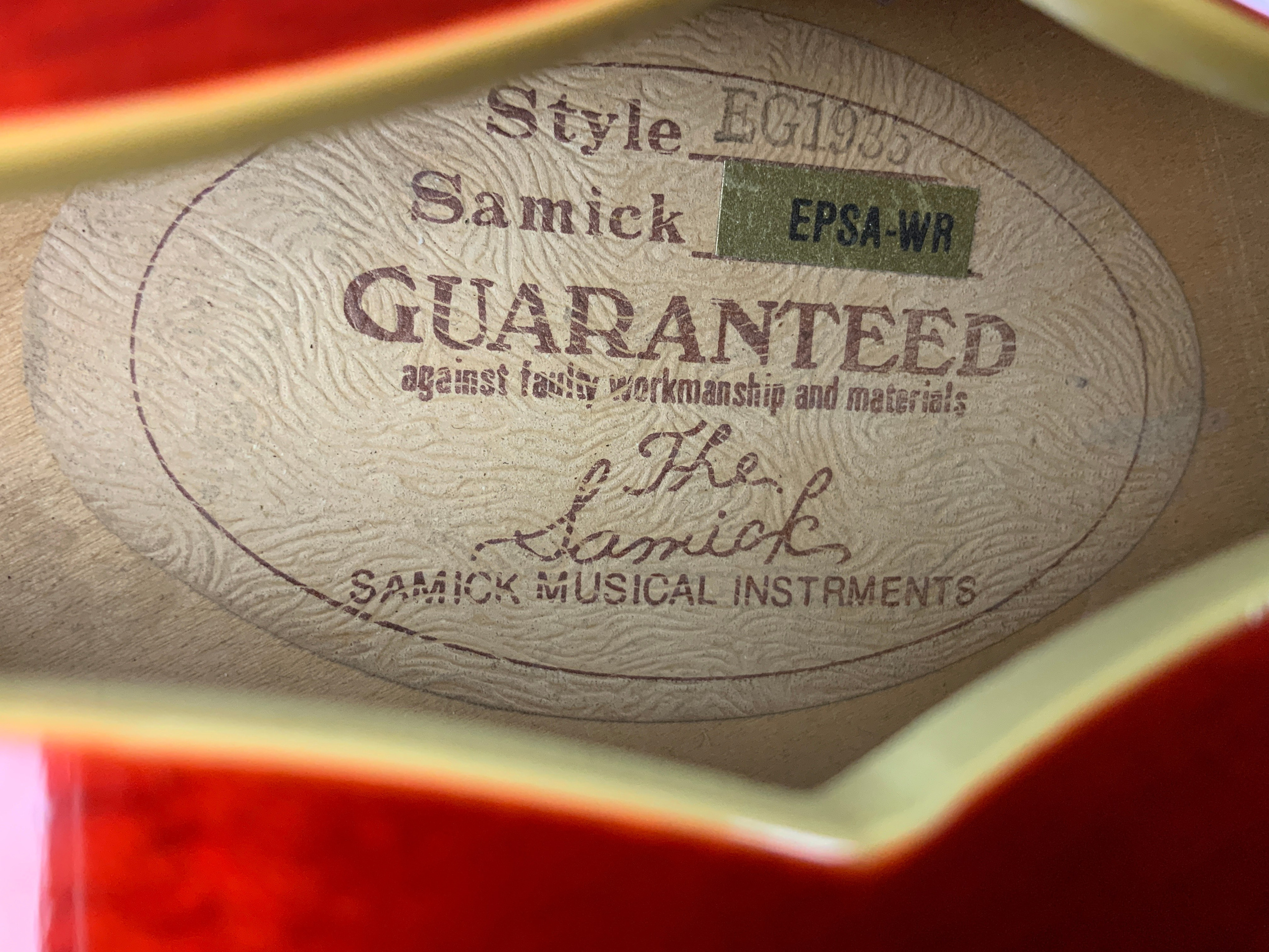 Samick EPSA-WR Epiphone Casino