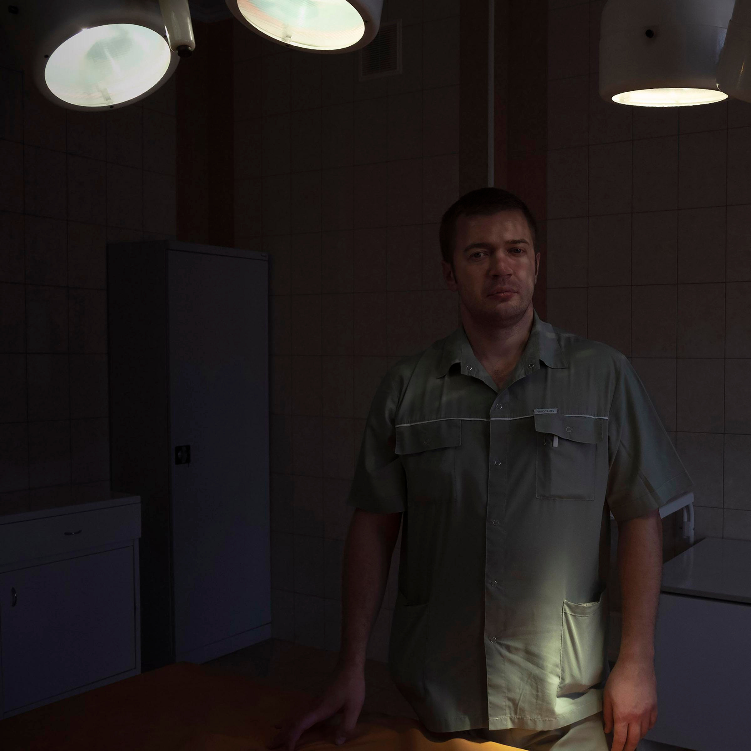 Surgeon in Kaliningrad, Russia. He believes that if person’s life depends on you, you must stay cold-blooded.