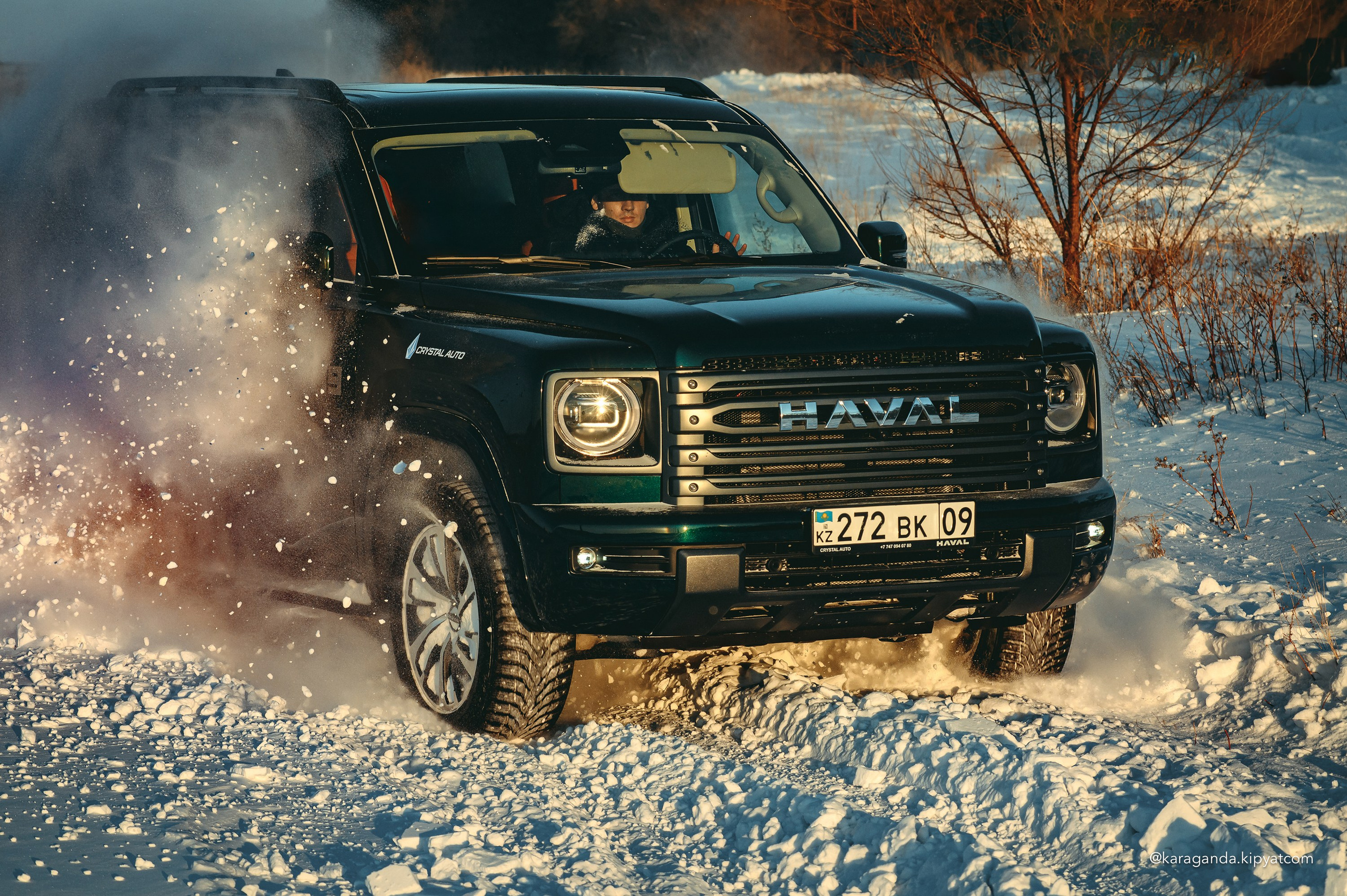 Зимний заезд на HAVAL H9. Кипятком Караганда