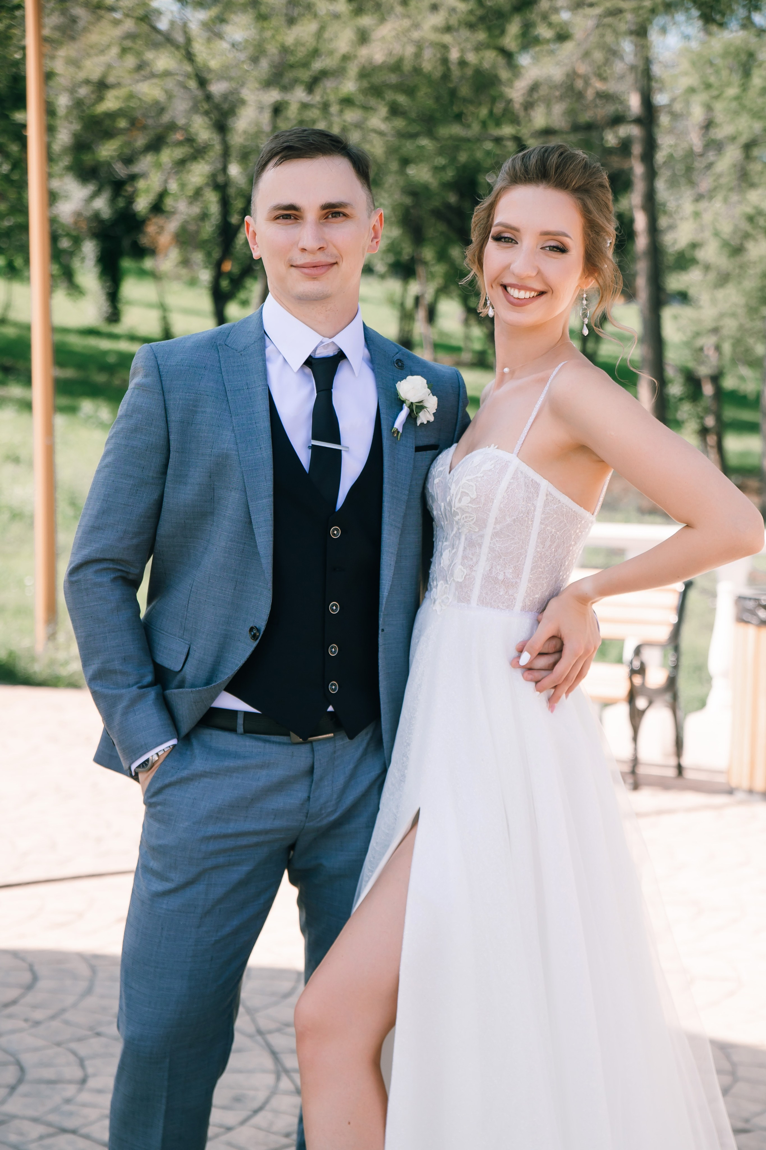 Жених и невеста портретная фотография