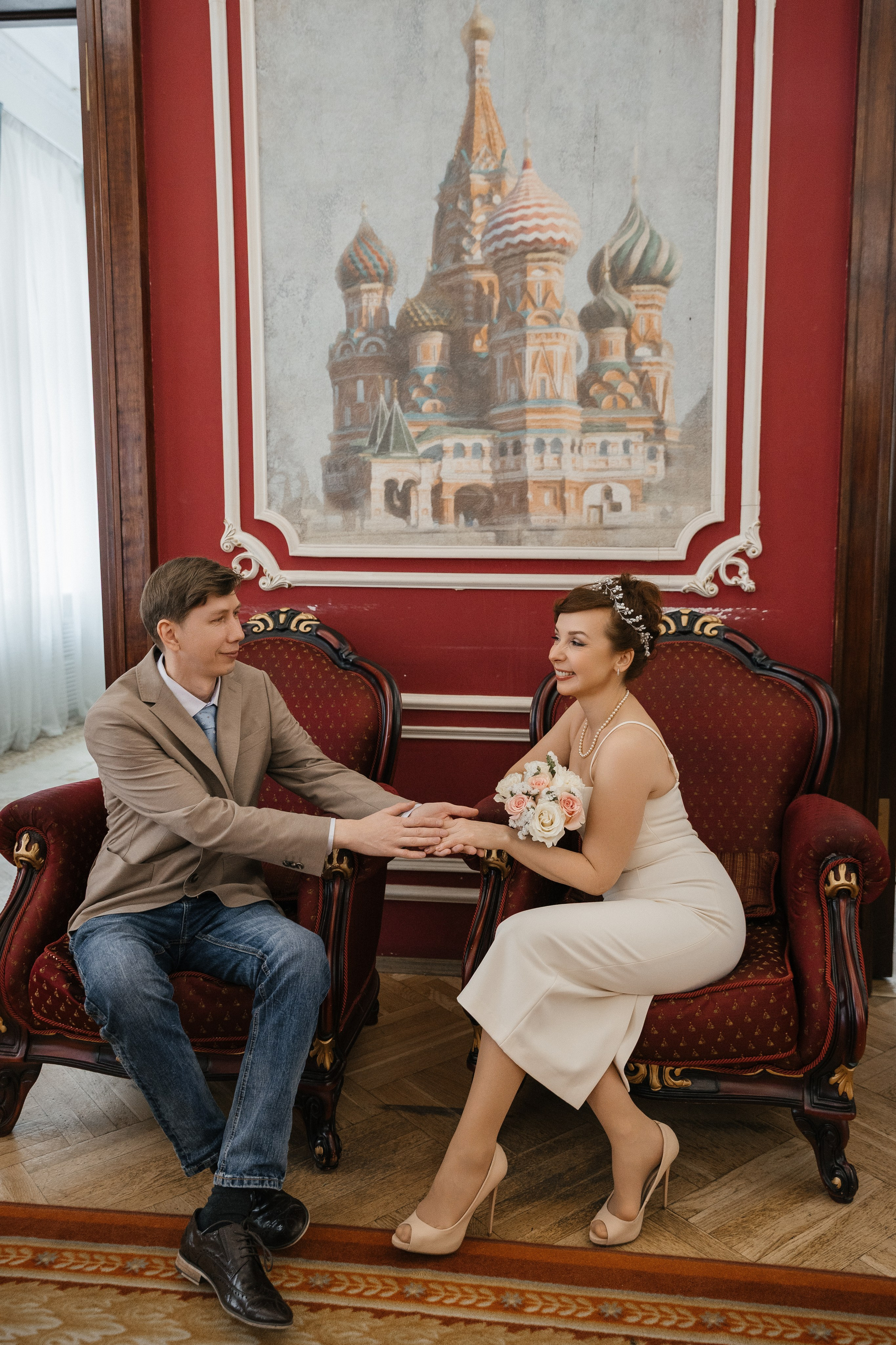 Свадебная фотосессия в Грибоедовском ЗАГСе (Дворец Бракосочетания № 1). Фотограф и видеограф Анна Домашенко