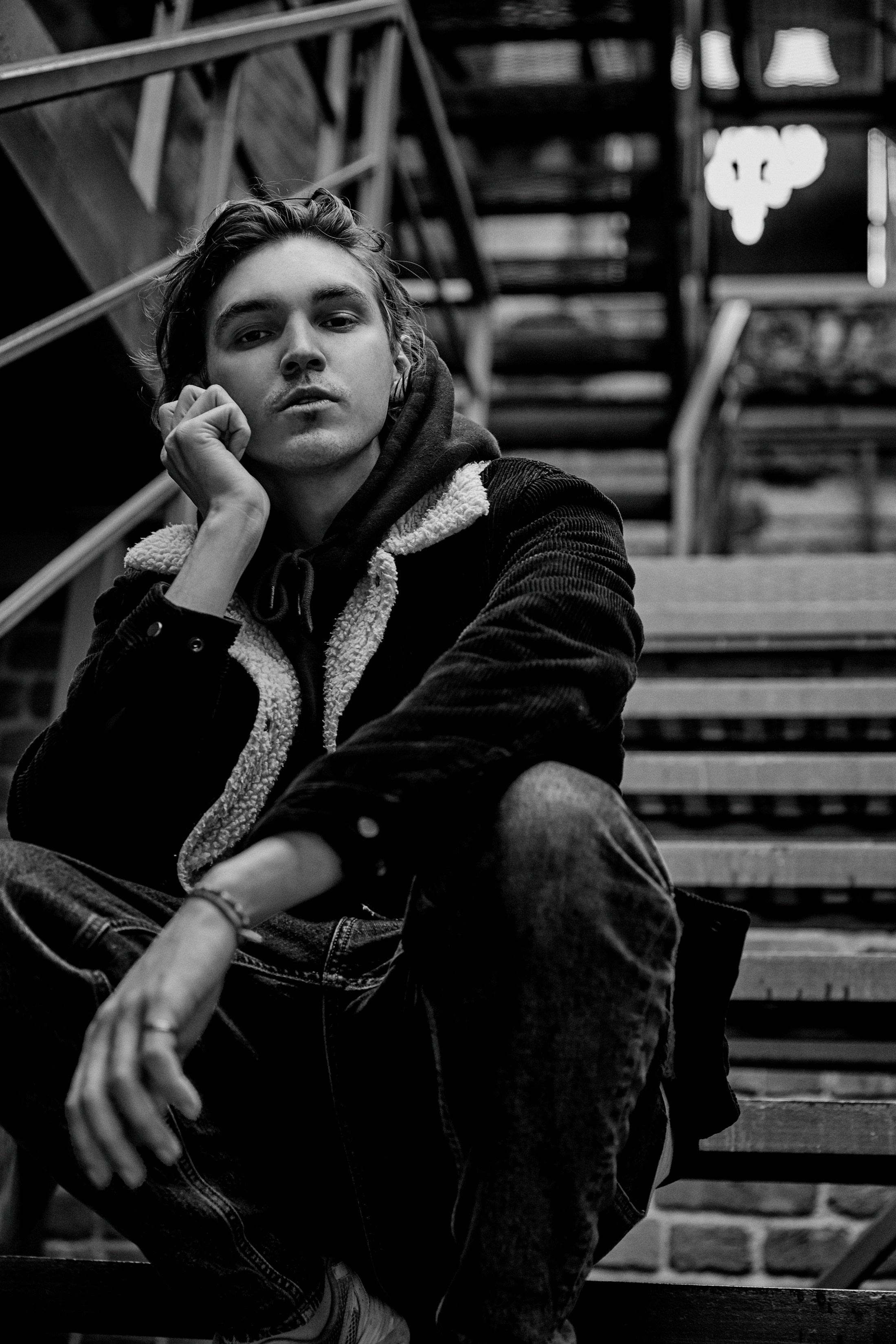 Чёрно-белый портрет. Рекламный фотограф Санкт-Петербург Катерина Мишкель