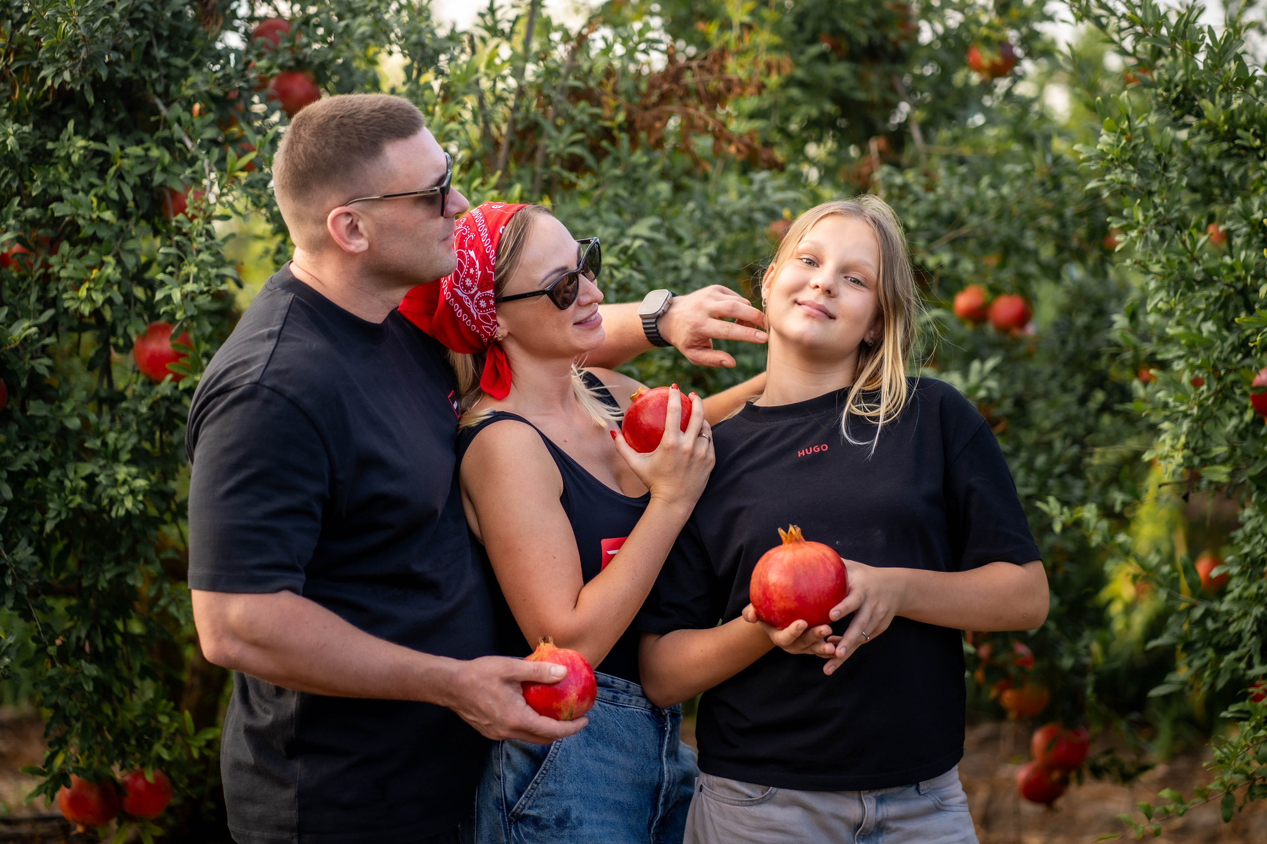 Гранатовый Сад Семья Ирины. Семейный и детский фотограф в Израиле и Москве Дорошок Надя