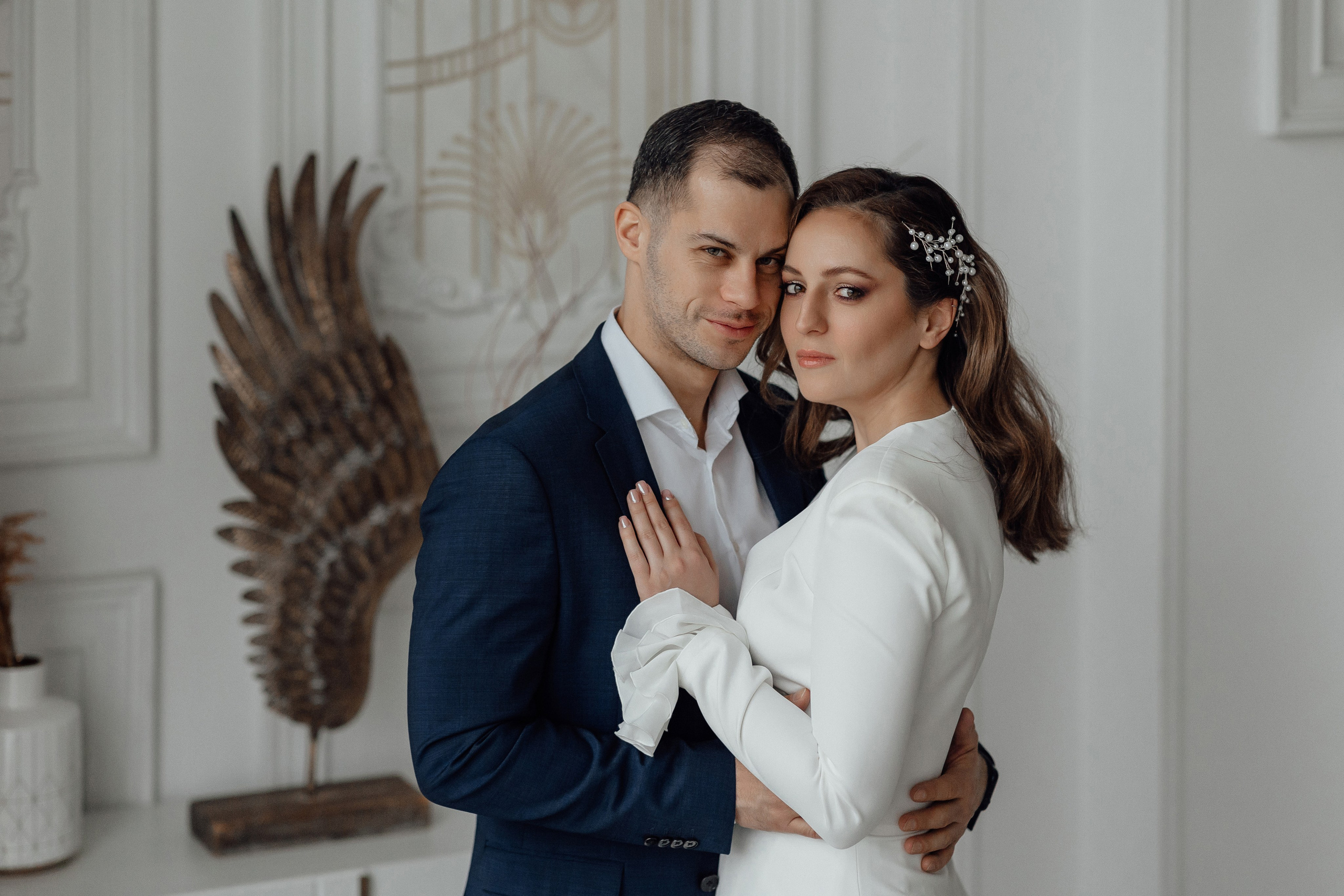 Свадебная фотосессия в студии в Москве