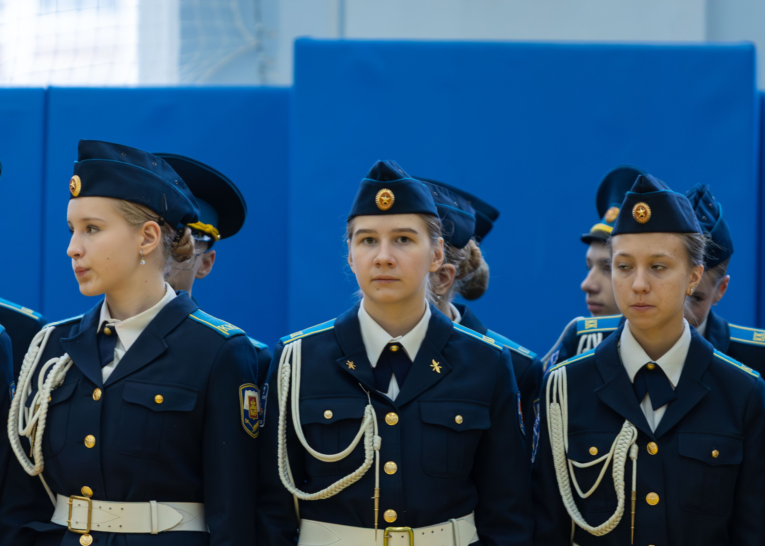 портрет кадетов гимназия №7 Подольск церемония