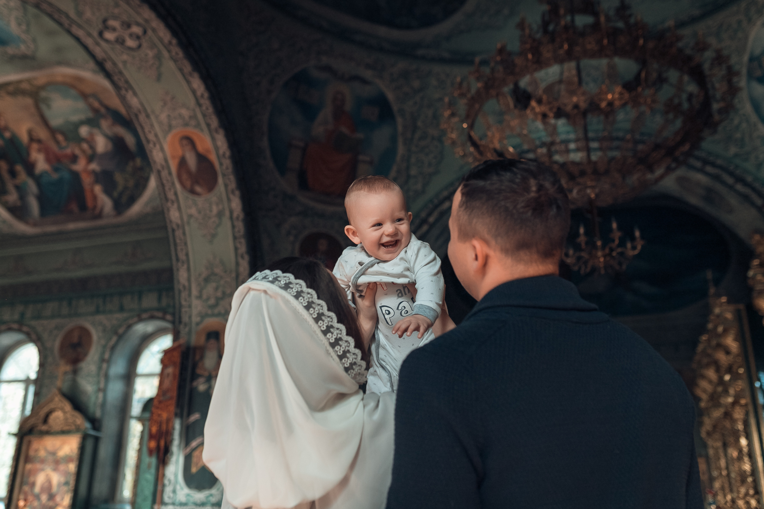 Крещение Ильи и Артема. Семейный фотограф в г. Ростову-на-Дону Козлова Евгения