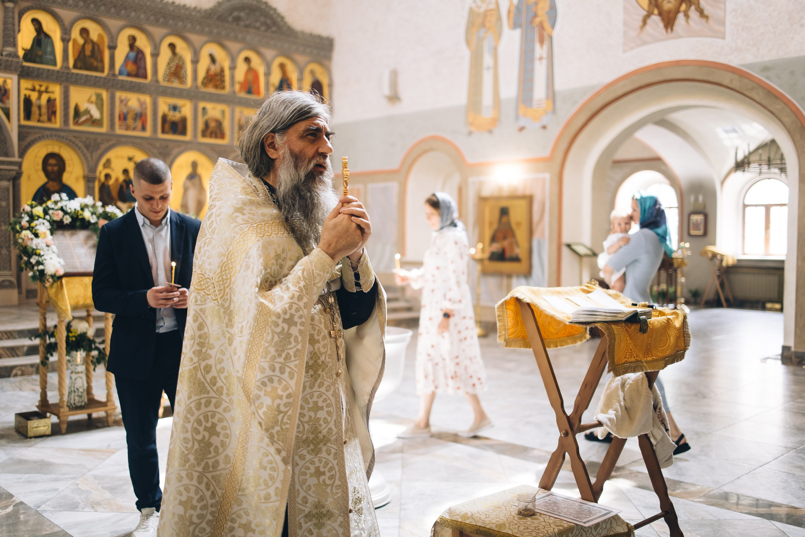 Крещение, Москва. Анна Атаян Фотограф